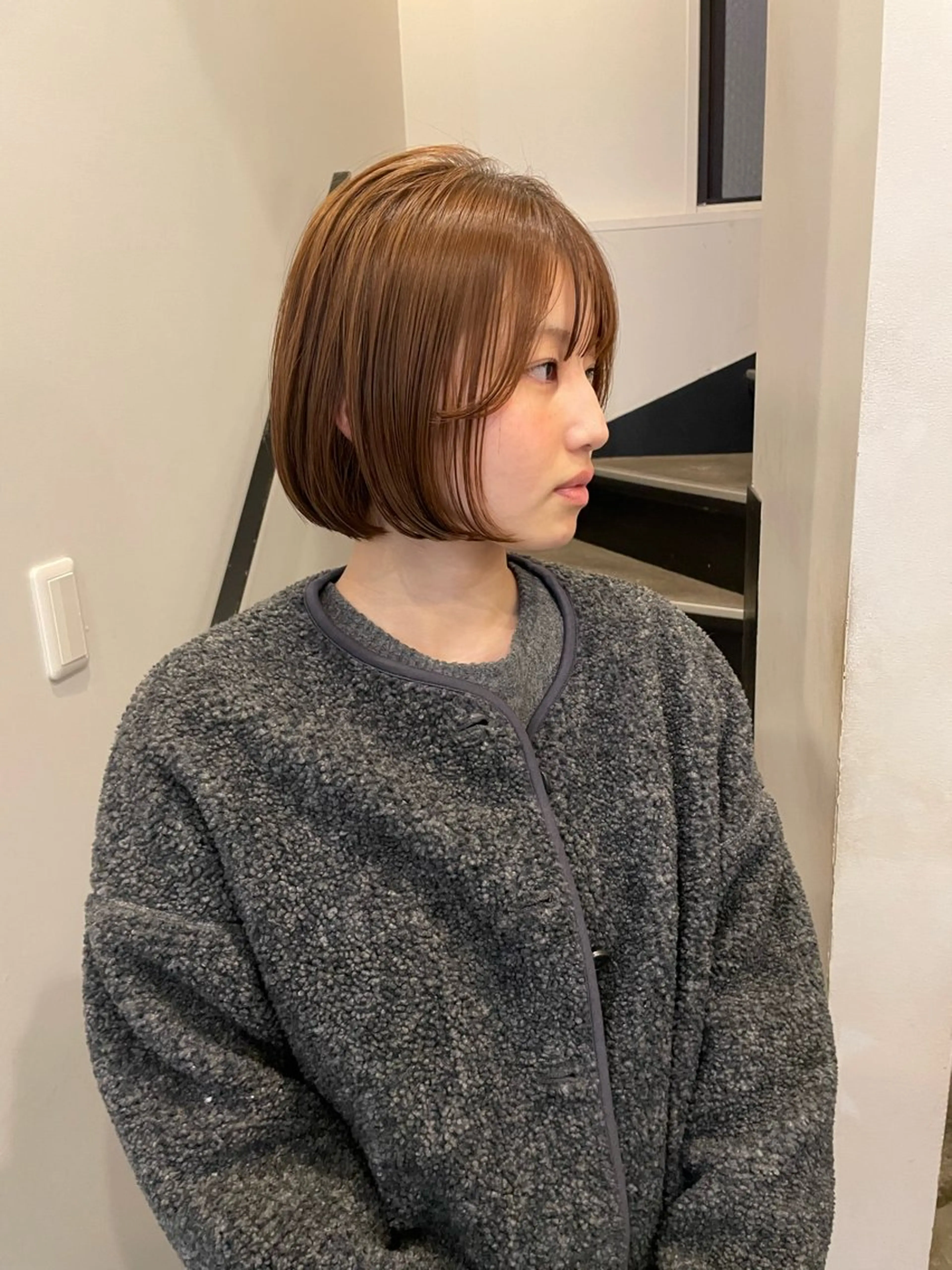 ショート カット ヘアカラー トリートメント ボブ／パーマ指名 No. 1🍃れんとのヘアスタイル