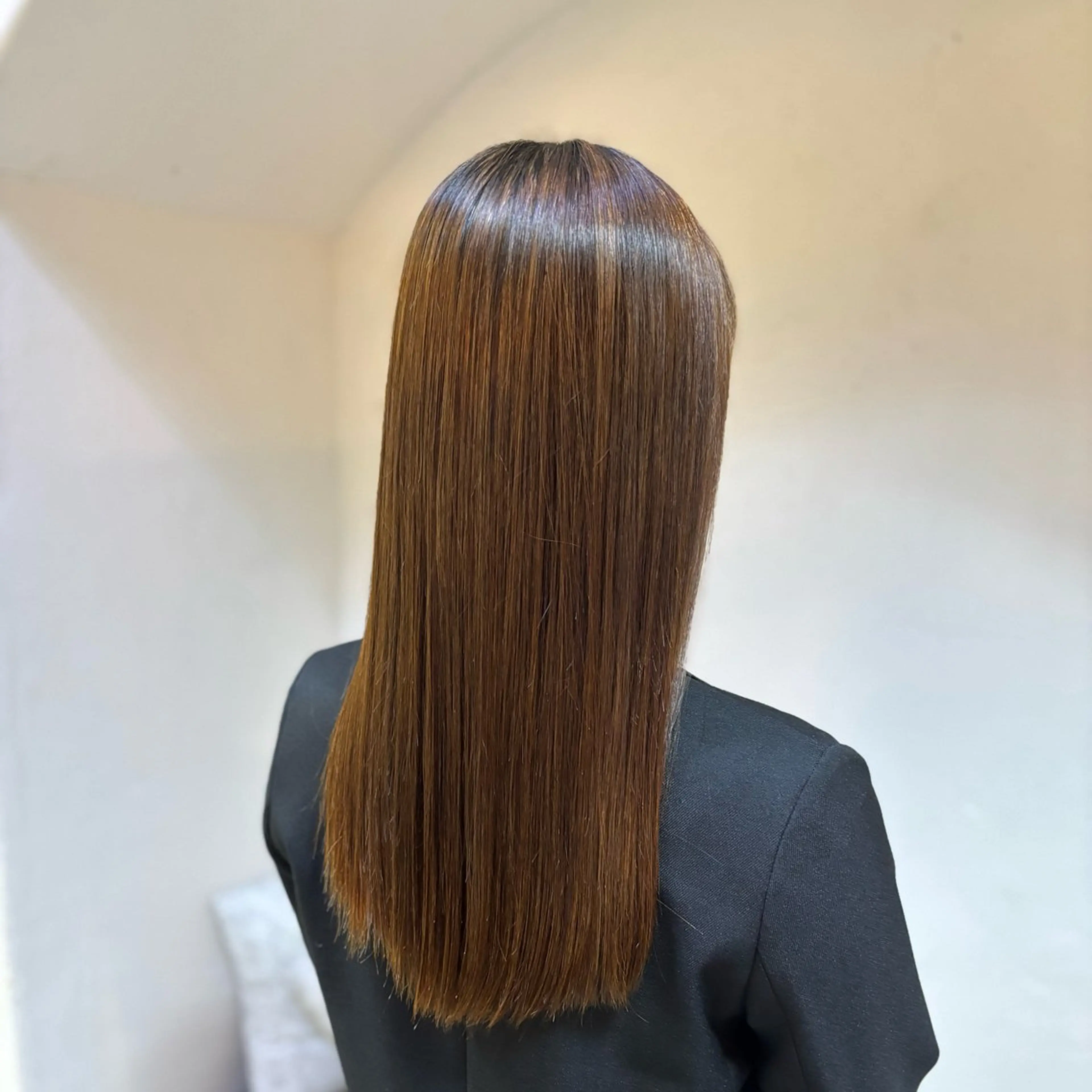 ロング 縮毛矯正 ACCOLE Yuzuのヘアスタイル