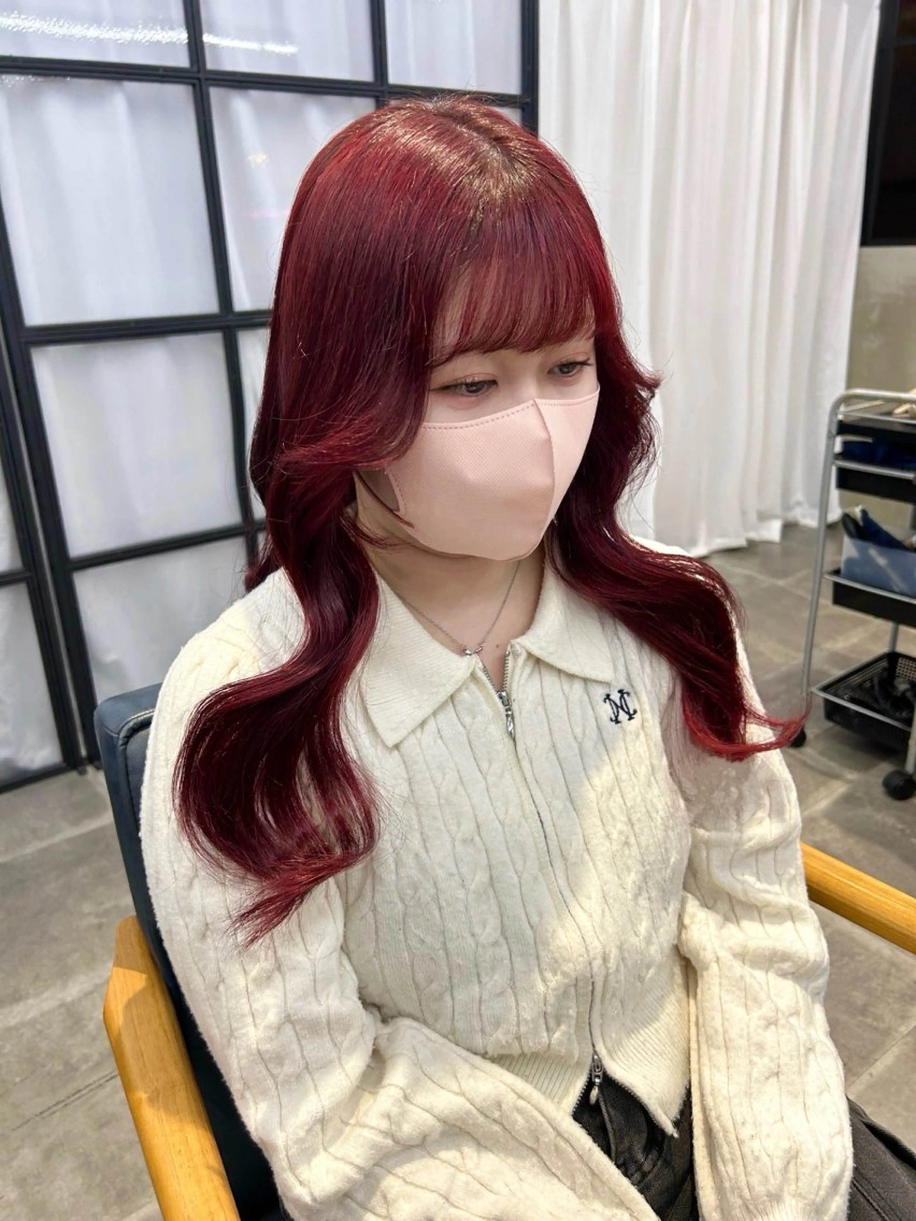 ロング カラー newi梅田🫧韓国 ヘア🫧sakiのヘアスタイル