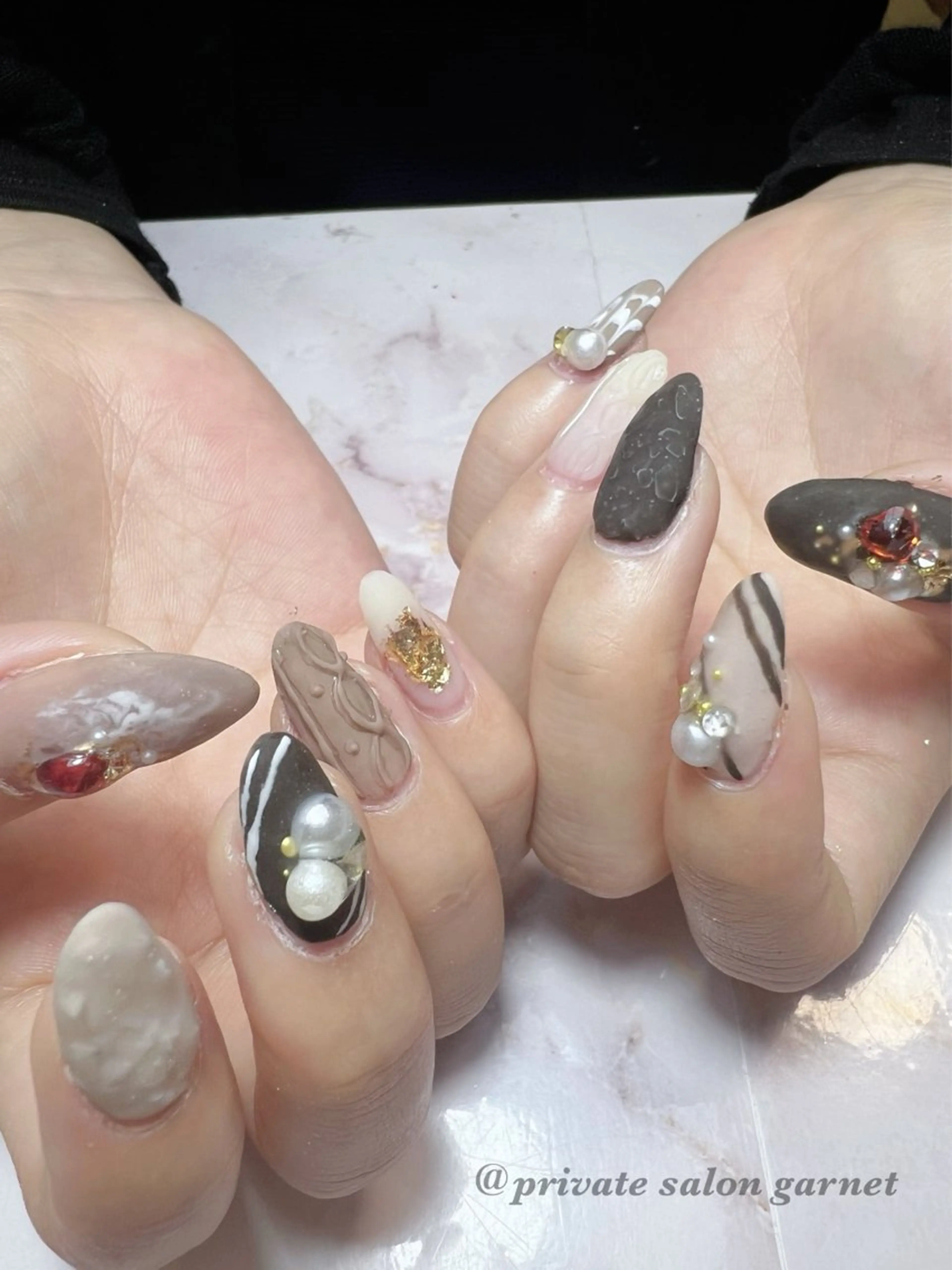 ネイル Garnet nailのネイルデザイン