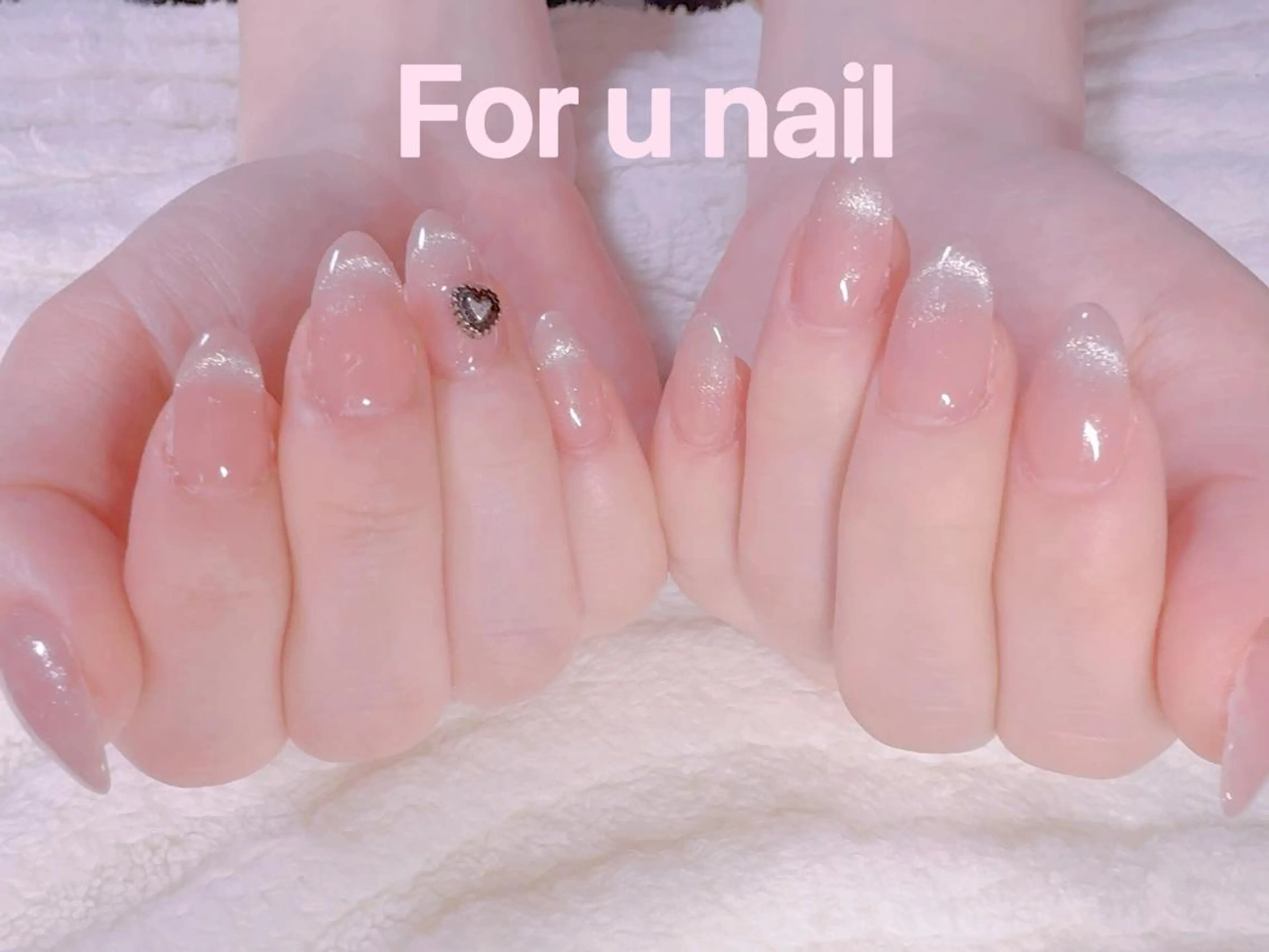 ネイル 成人式 韓国ネイル オフィスネイル ハンドネイル cat‘s nail🐈‍⬛のネイルデザイン