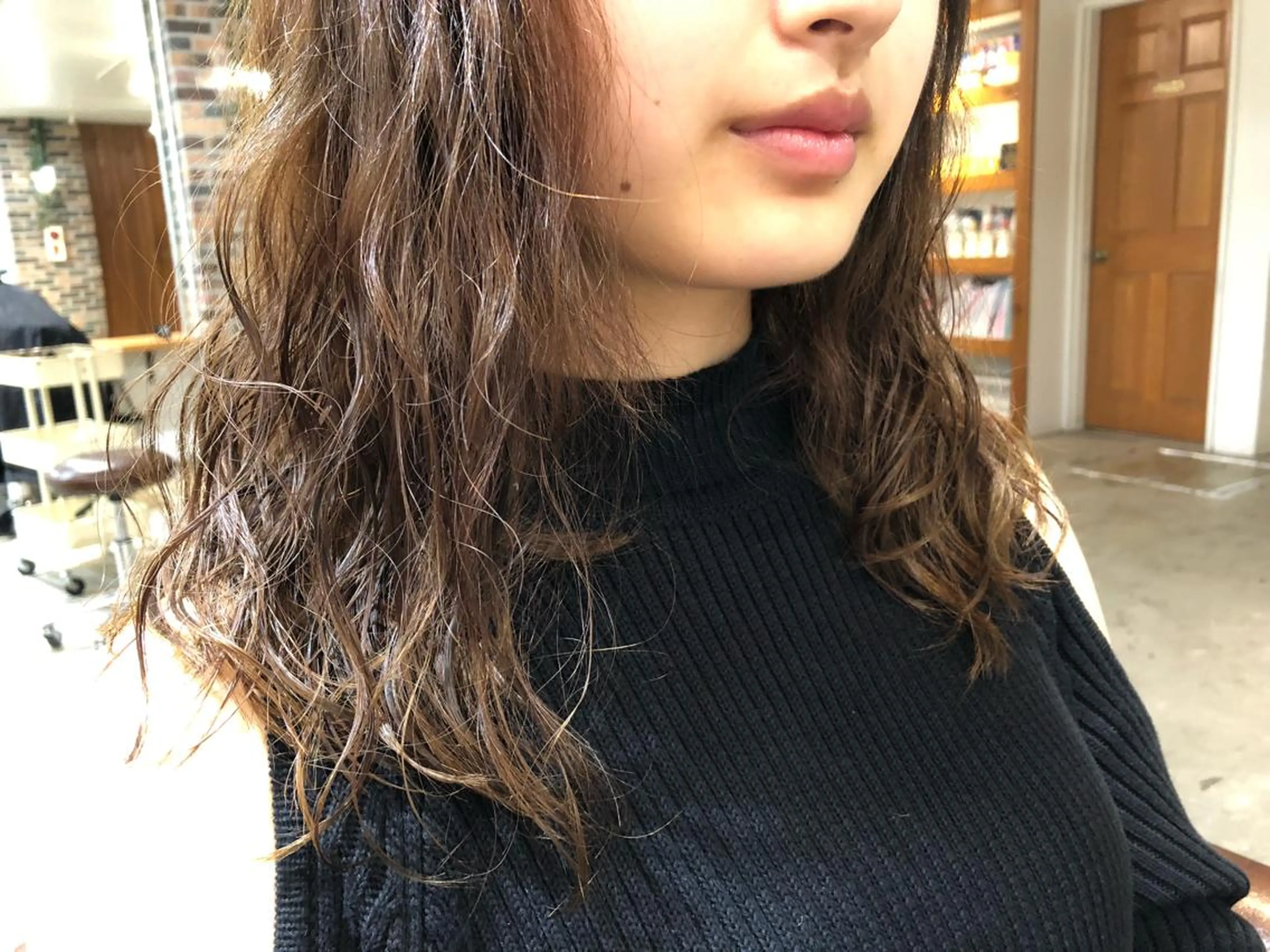 セミロング パーマ セミロングパーマ パーマ トリートメント ⭐️ハイクオリティ カラー杉本雄志⭐️のヘアスタイル