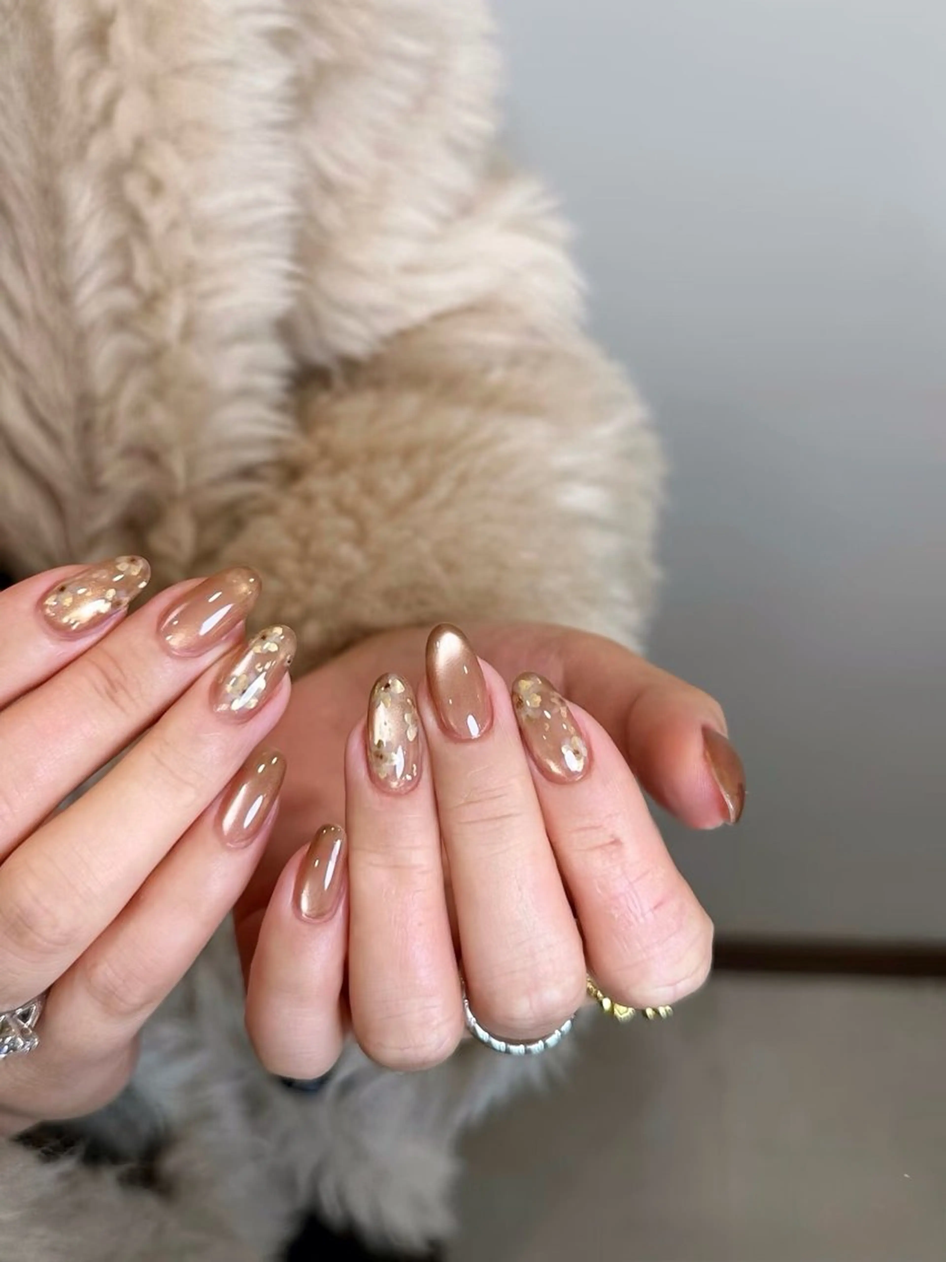 ネイル チークネイル 韓国ネイル マグネットネイル ミラーネイル ニュアンスネイル ハンドネイル H&B せつかのネイルデザイン