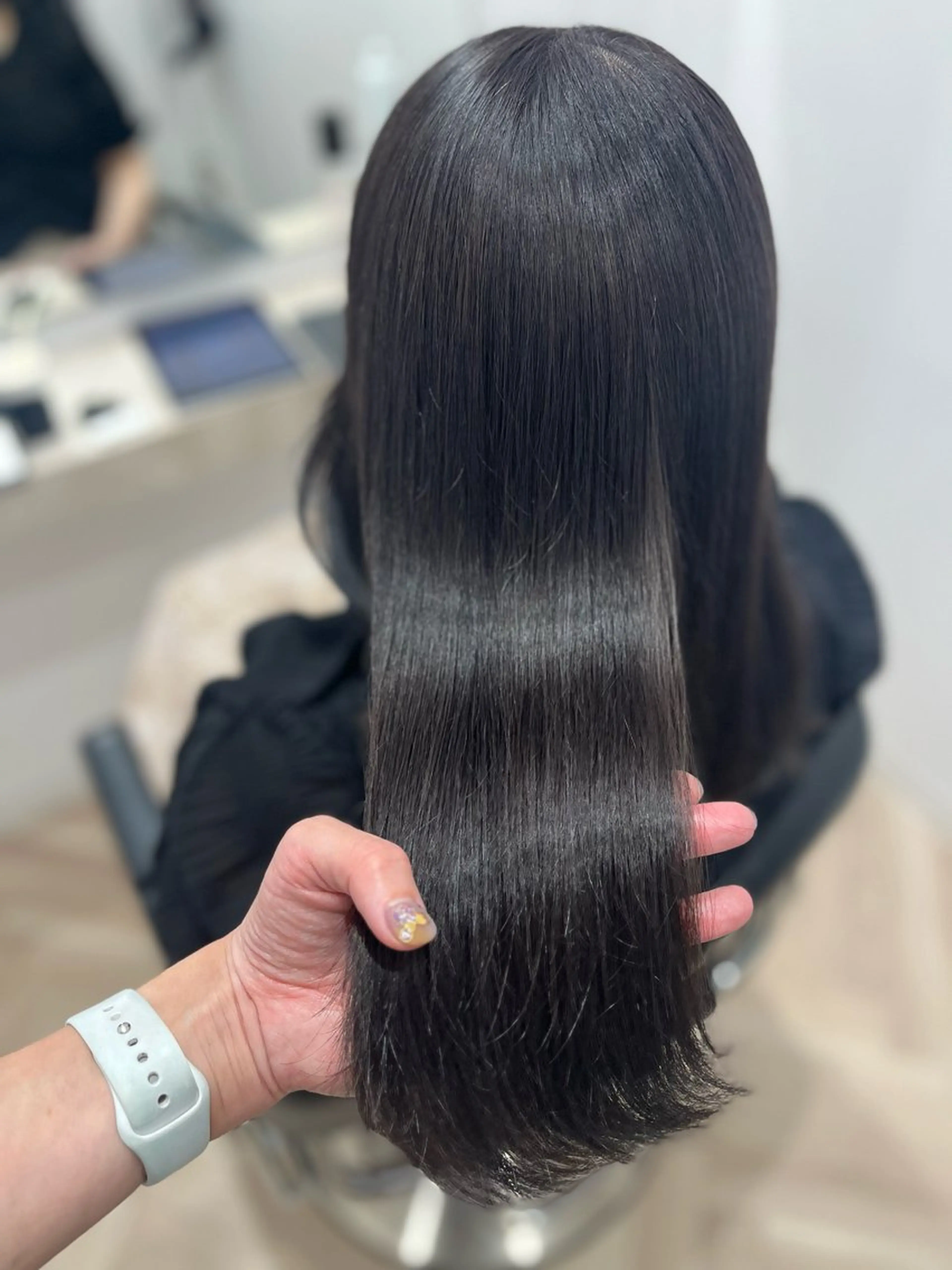 セミロング カラー グレージュ パープルカラー パープルグレージュ カット ヘアカラー トリートメント 🫧ぷる艶カラー🫧 Yuubi🦩のヘアスタイル