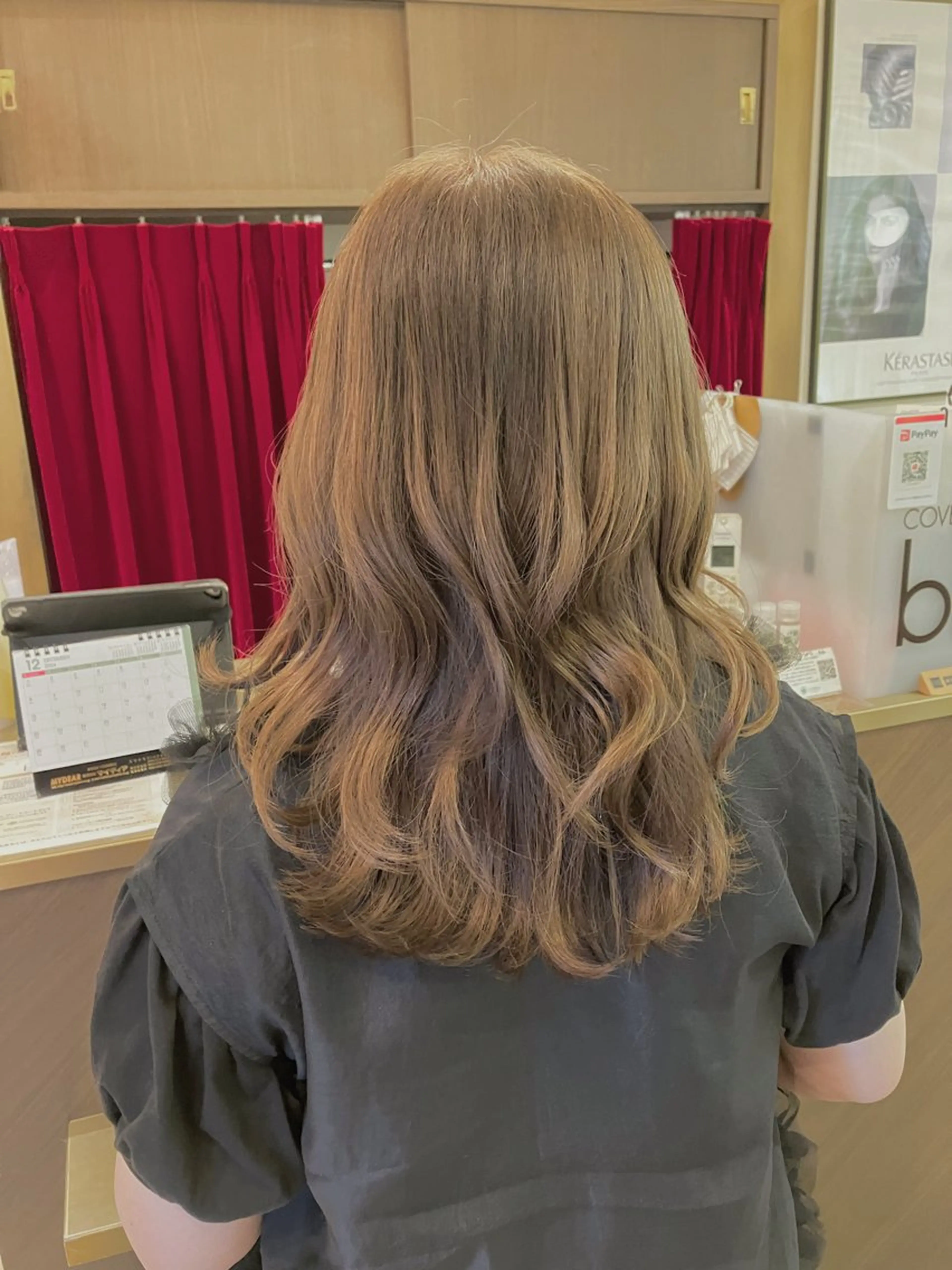 セミロング トリートメント 阿部 雲母のヘアスタイル