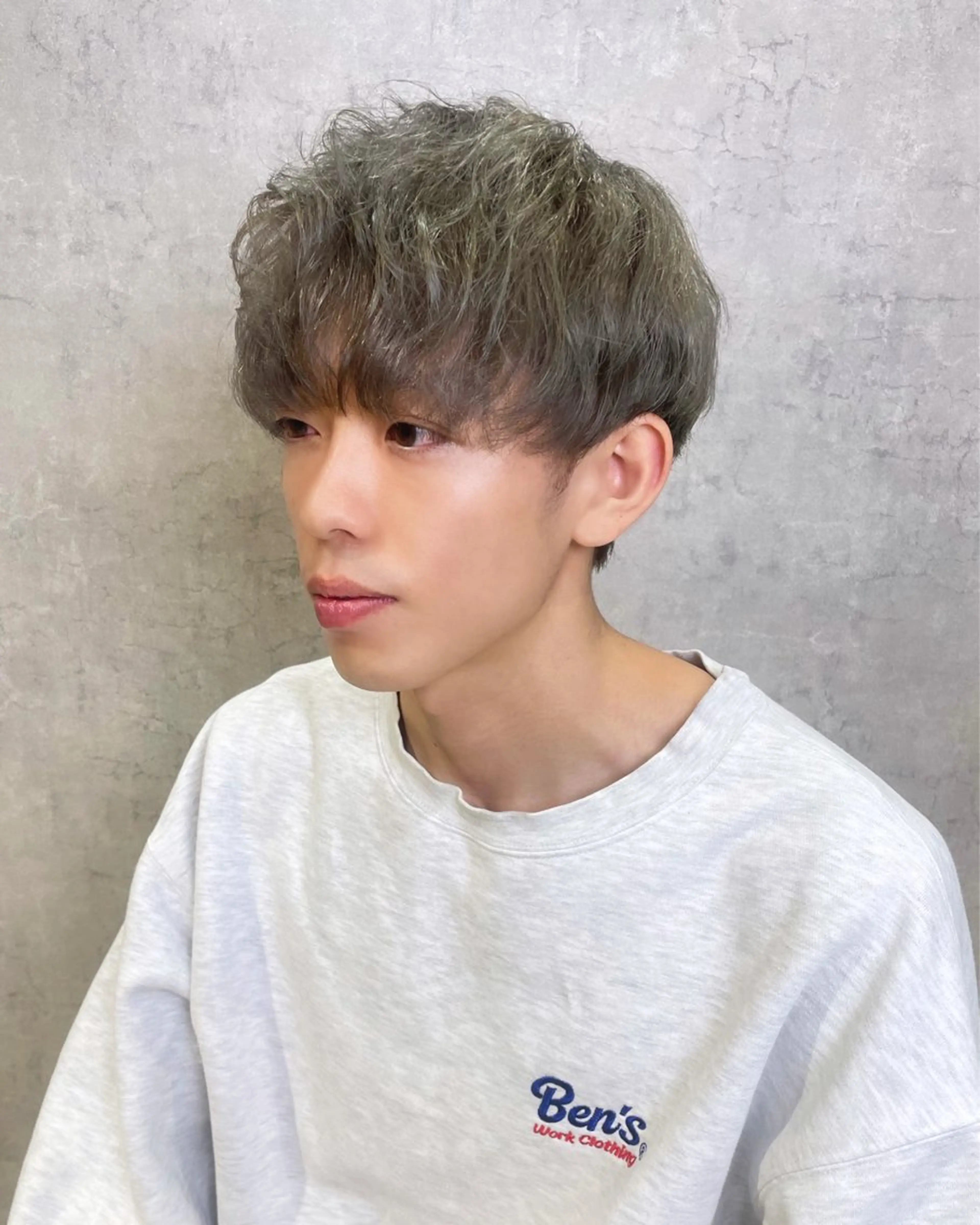 メンズ 松村紗奈/カット パーマ/モデル募集中のヘアスタイル