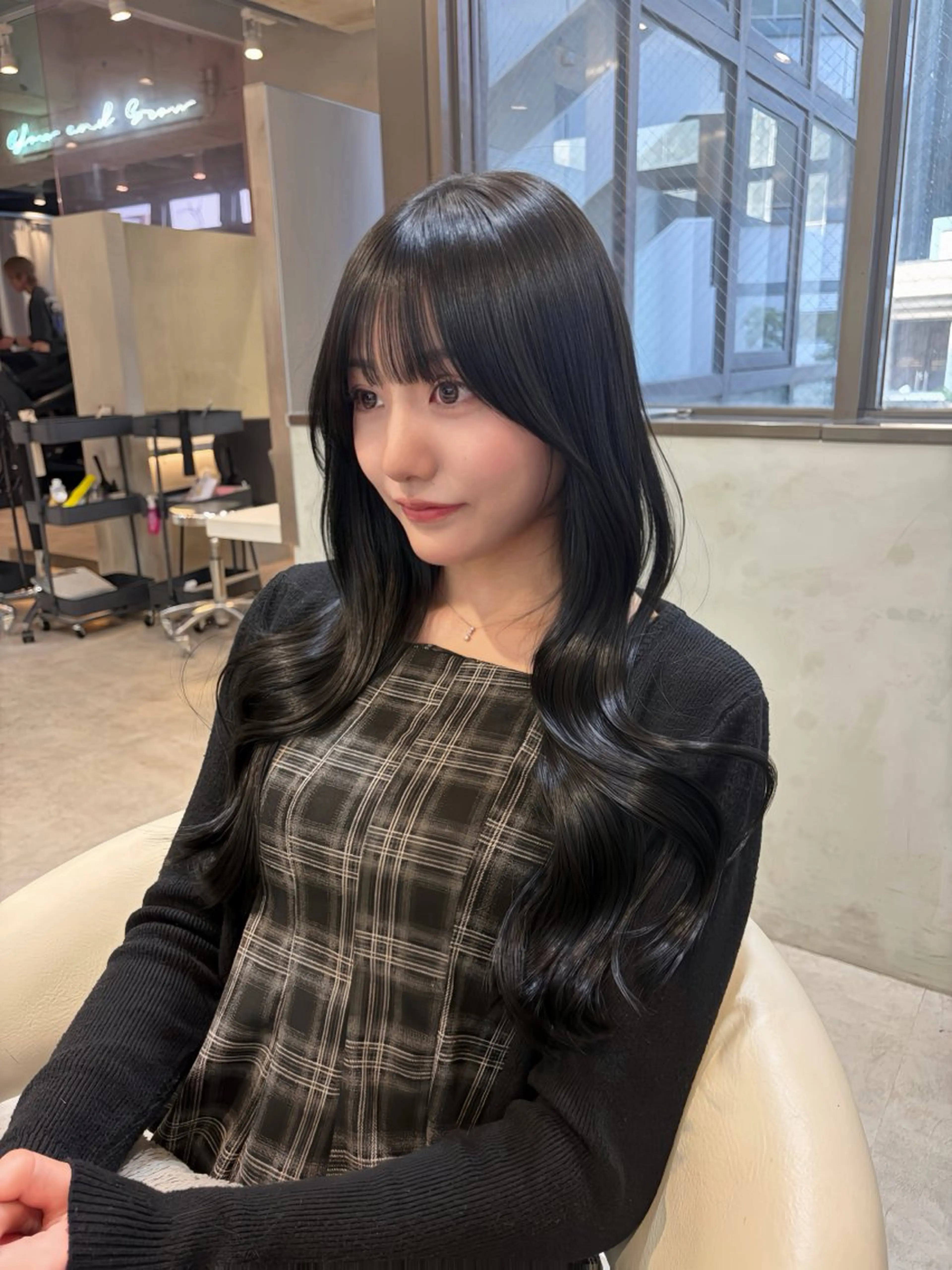 ロング カラー ヘアカラー トリートメント 韓国レイヤー ☁️🫧森ハリス誠一のヘアスタイル