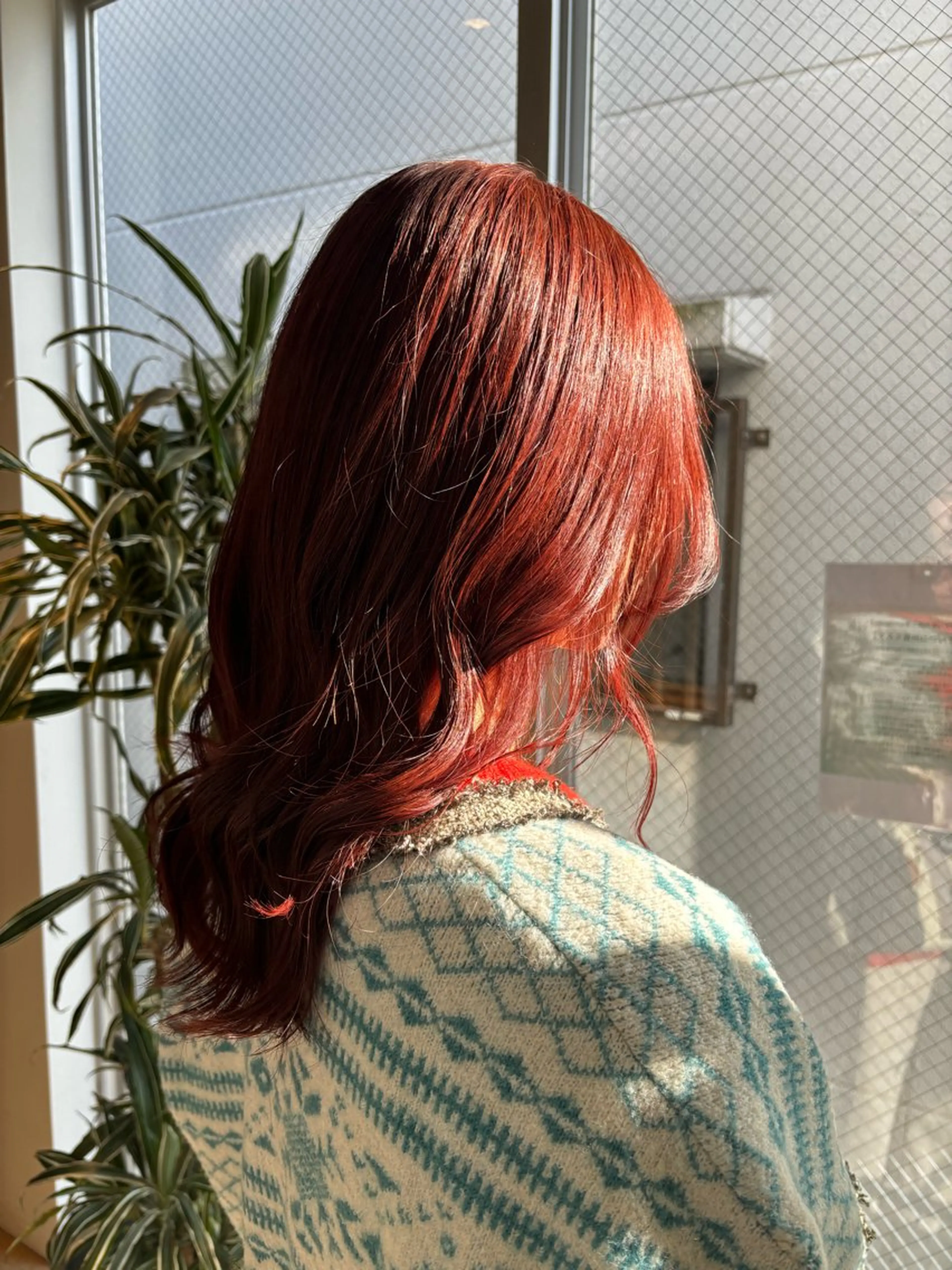 カラー ブリーチ ダブルカラー ブリーチなしカラー レイヤーカット 湘南台/高倉航汰のヘアスタイル