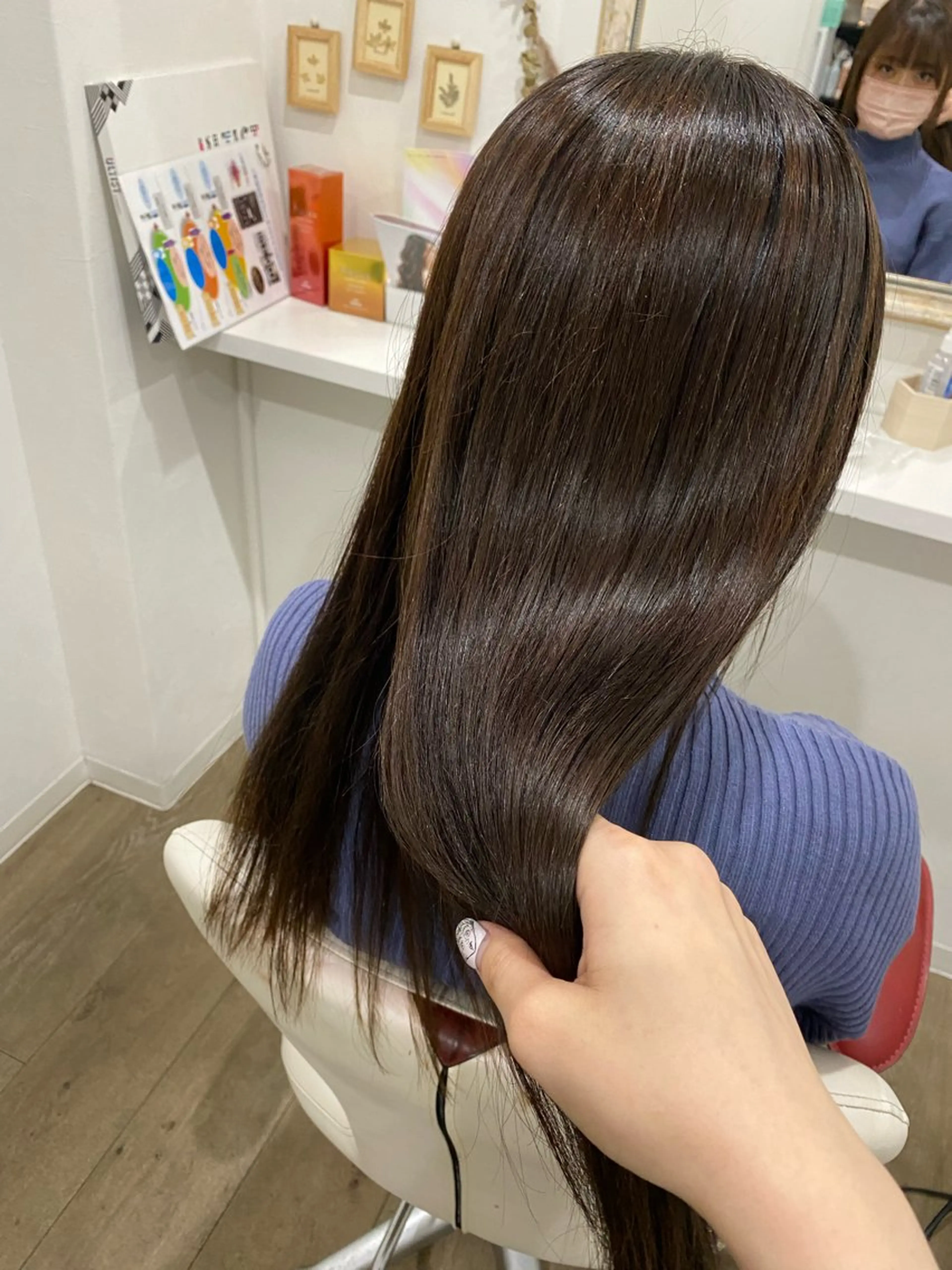 ロング 髪質改善 トリートメント カット ヘアカラー トリートメント 髪質改善サロン 梅田/ヨナミネのヘアスタイル