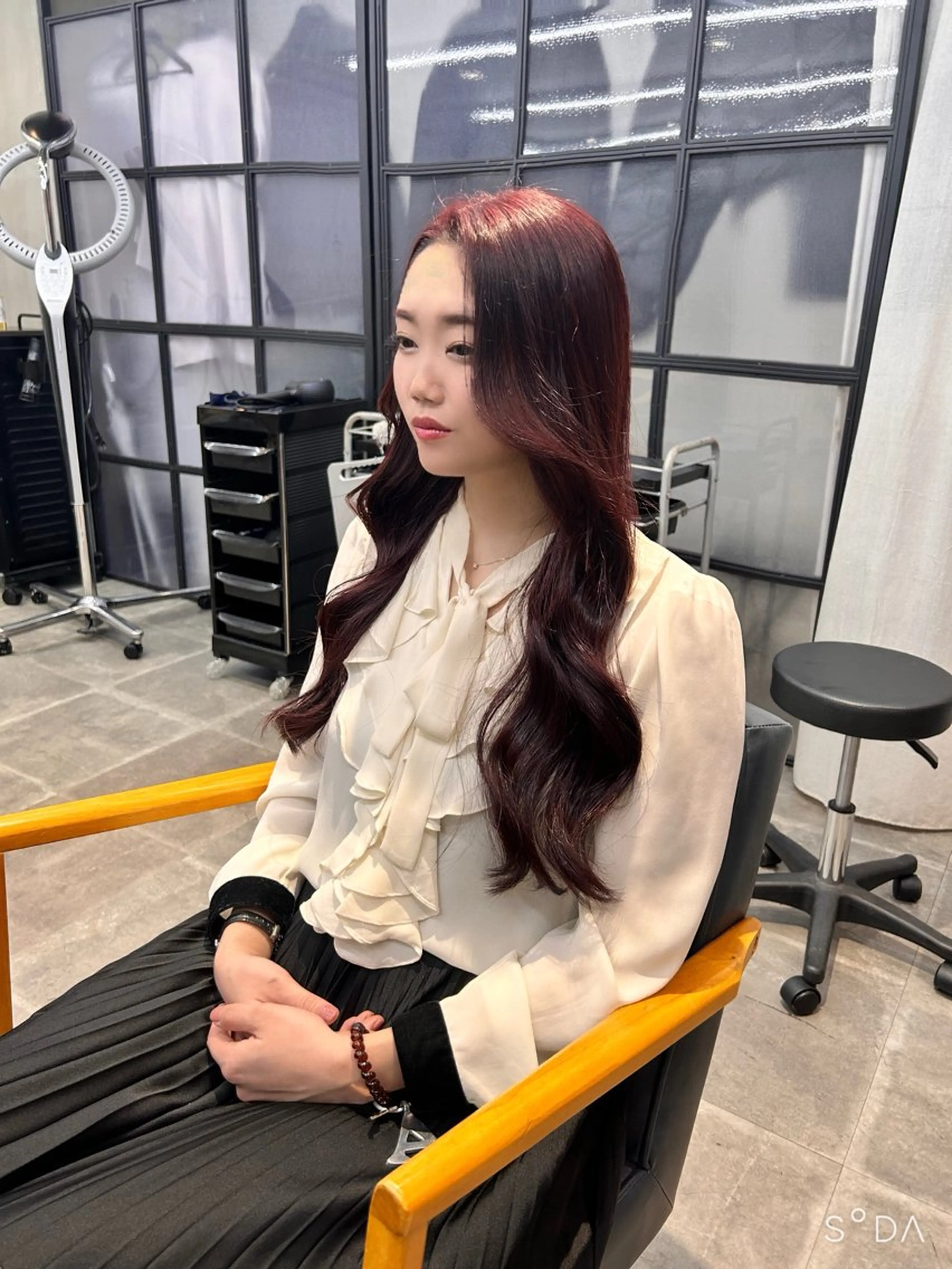 ロング カラー 韓国×髪質改善カラー 💎hinaのヘアスタイル