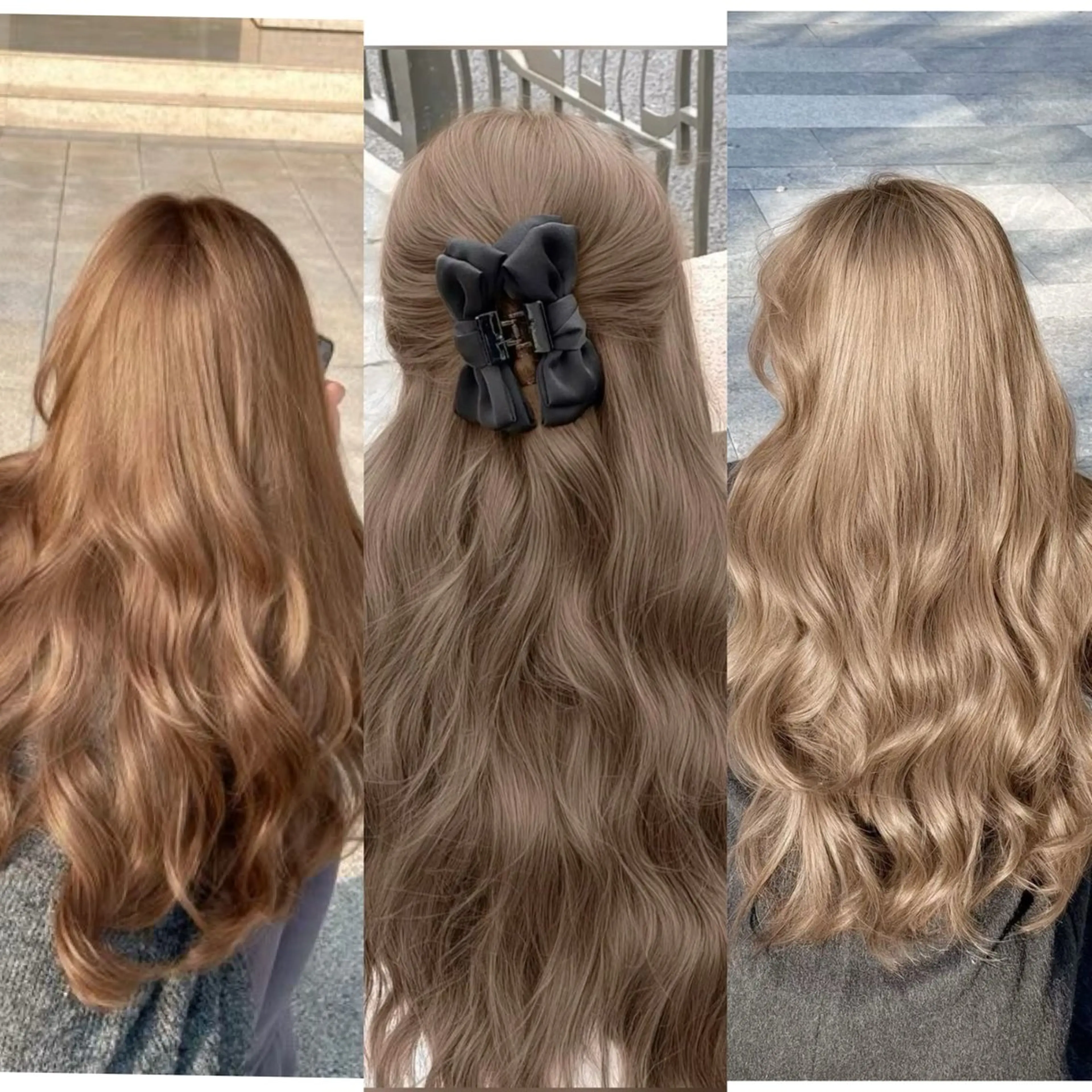 ロング ヘアカラー MASHU韓国ヘア/ レイヤー/透明感カラのヘアスタイル