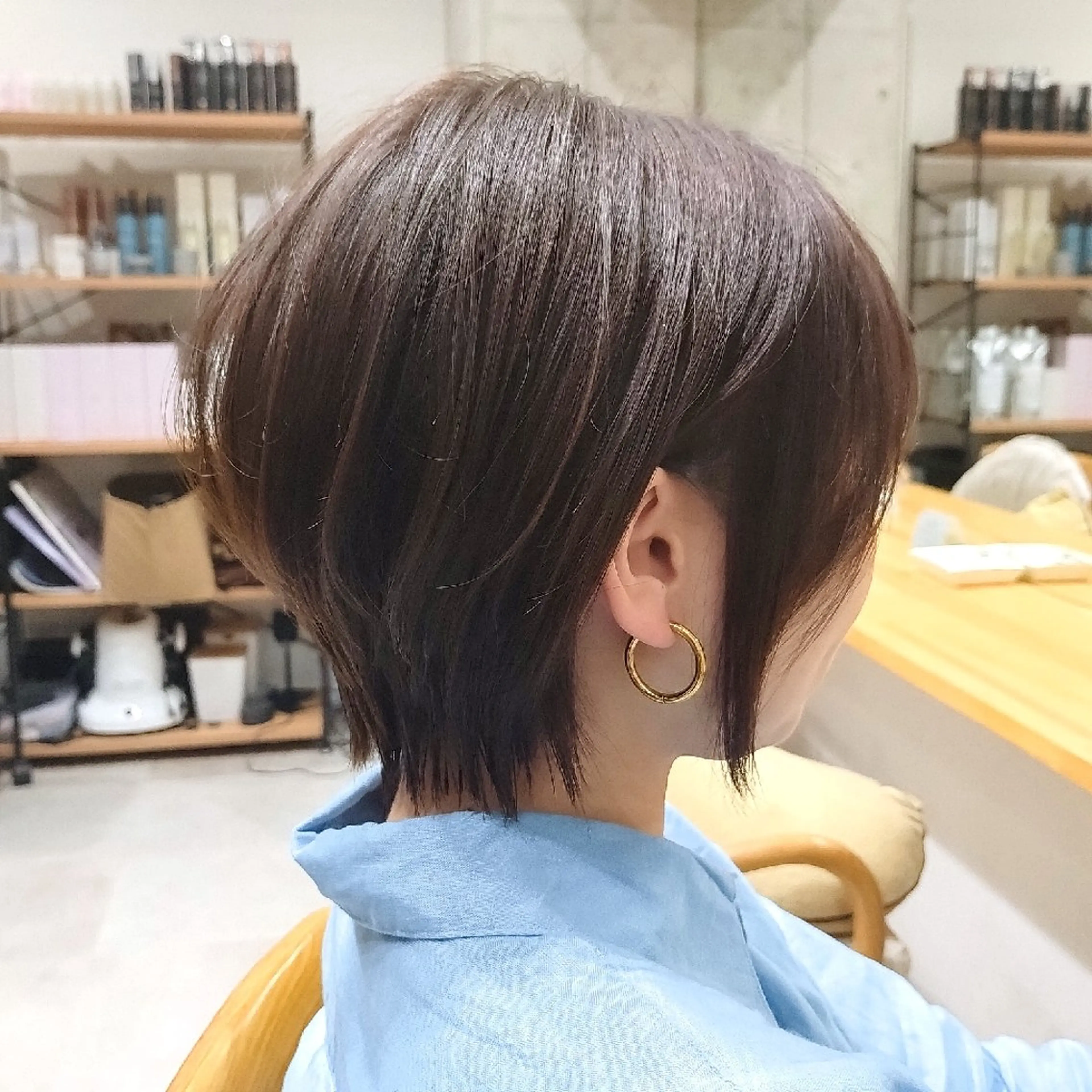 ショート カラー カット ヘアカラー トリートメント ヘアアレンジ/柔らか 艶カラー/AKARIのヘアスタイル