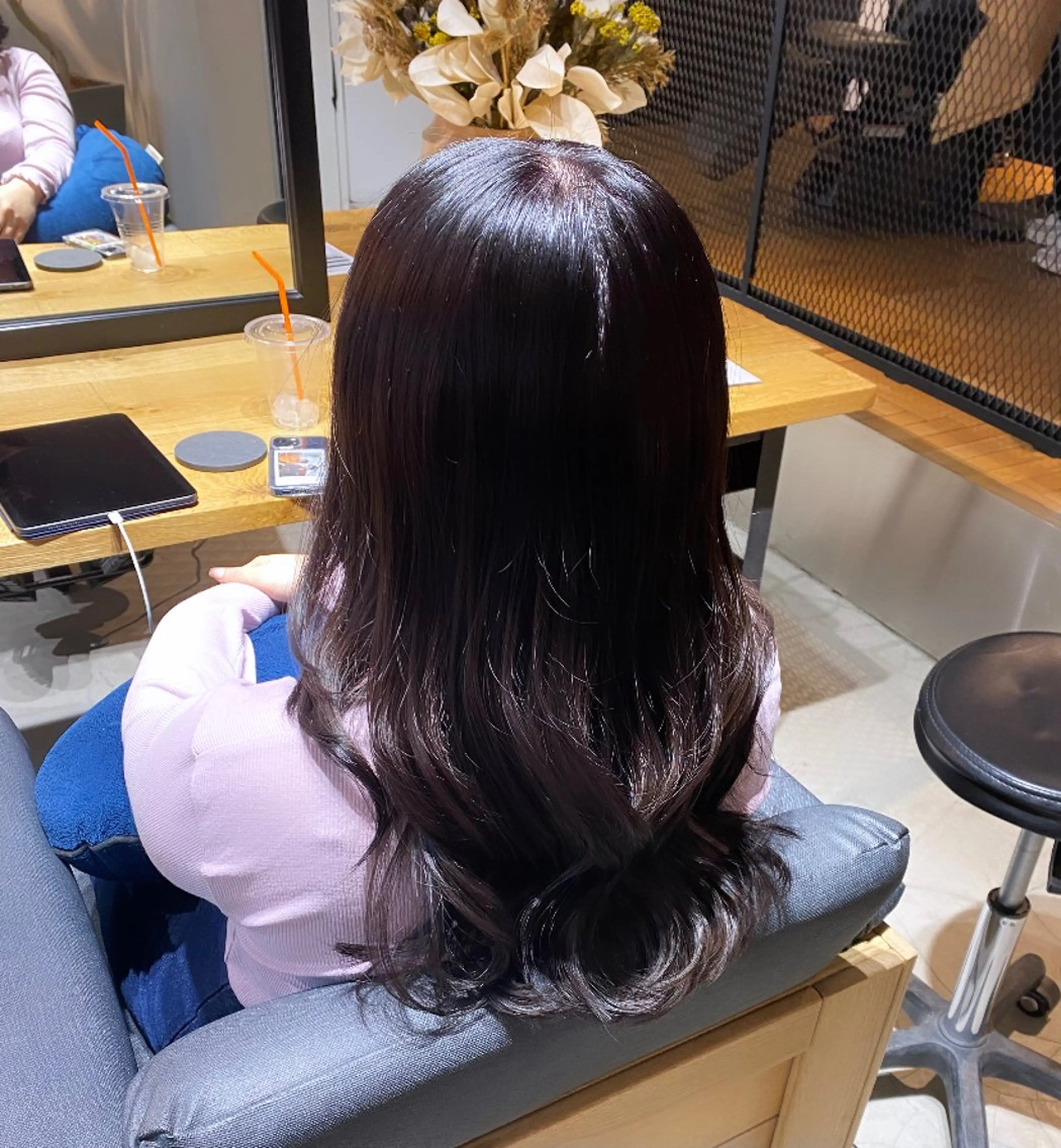 ロング カラー 透明感カラー ラベンダーカラー 山本 琴葉 /ボブ /切りっぱなしボブのヘアスタイル