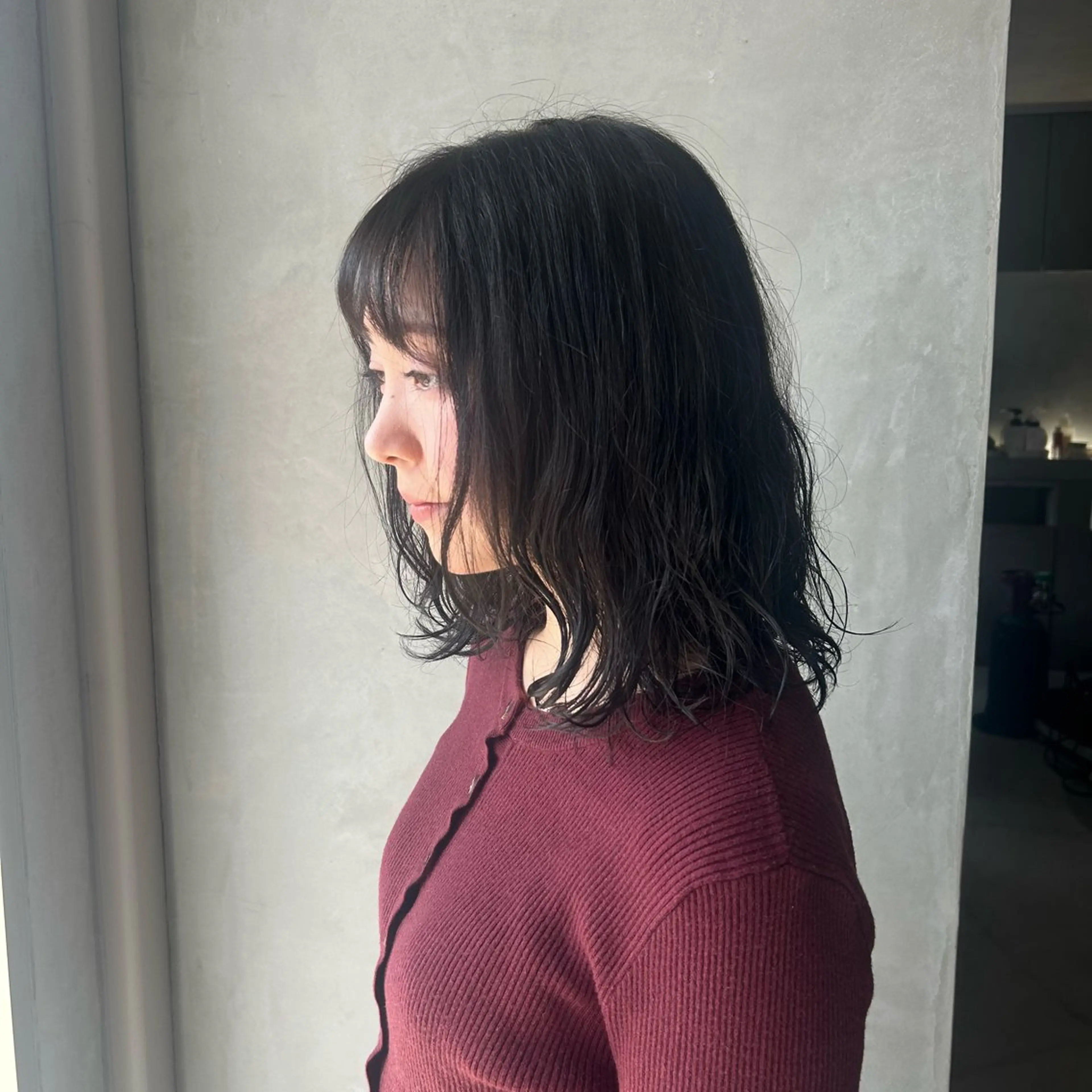 ミディアム カラー ヘアカラー Something MOMOKAのヘアスタイル