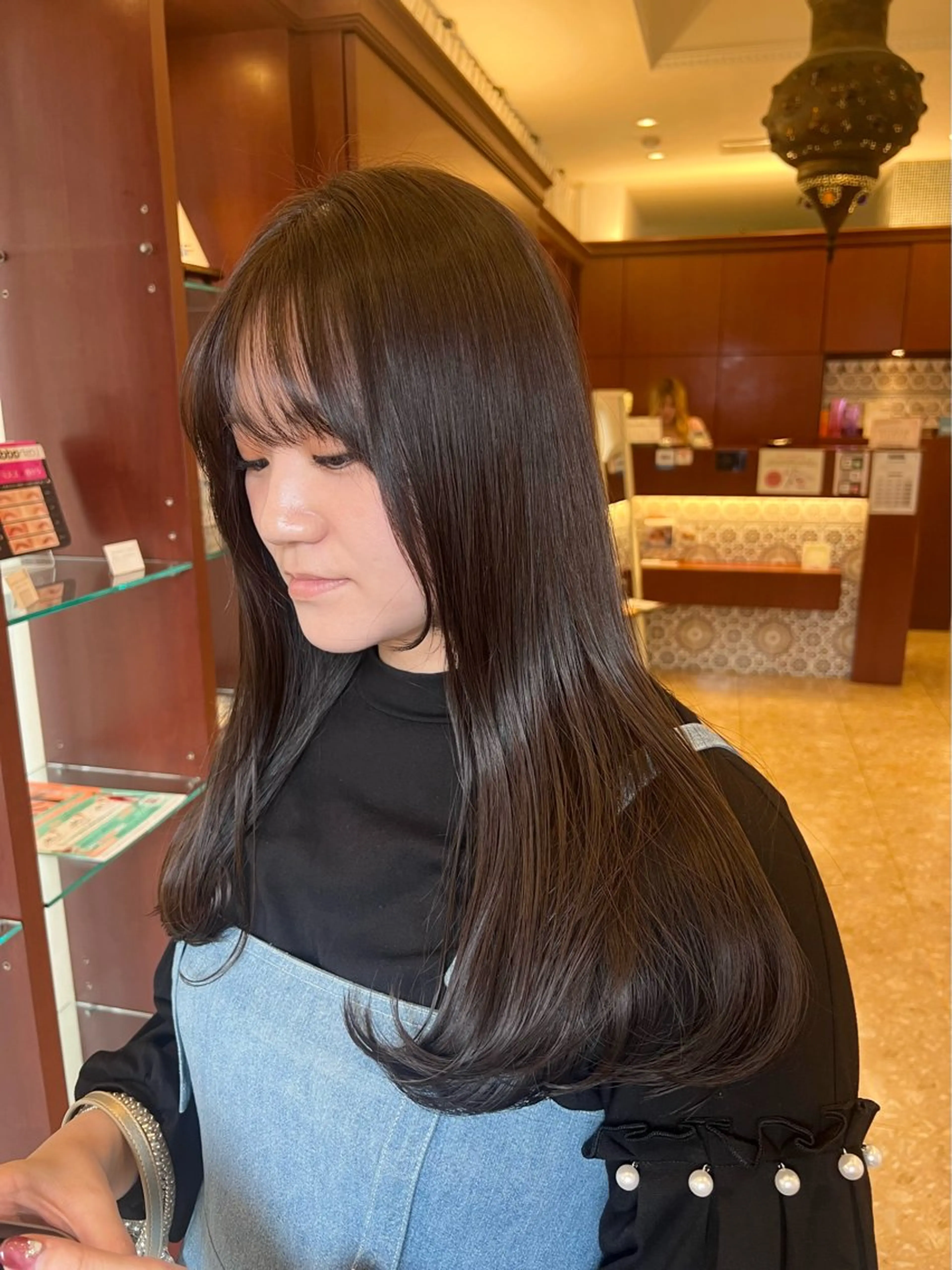 セミロング 髪質改善 カット ヘアカラー トリートメント BRANCHÈ海 /髪質改善/透明感のヘアスタイル