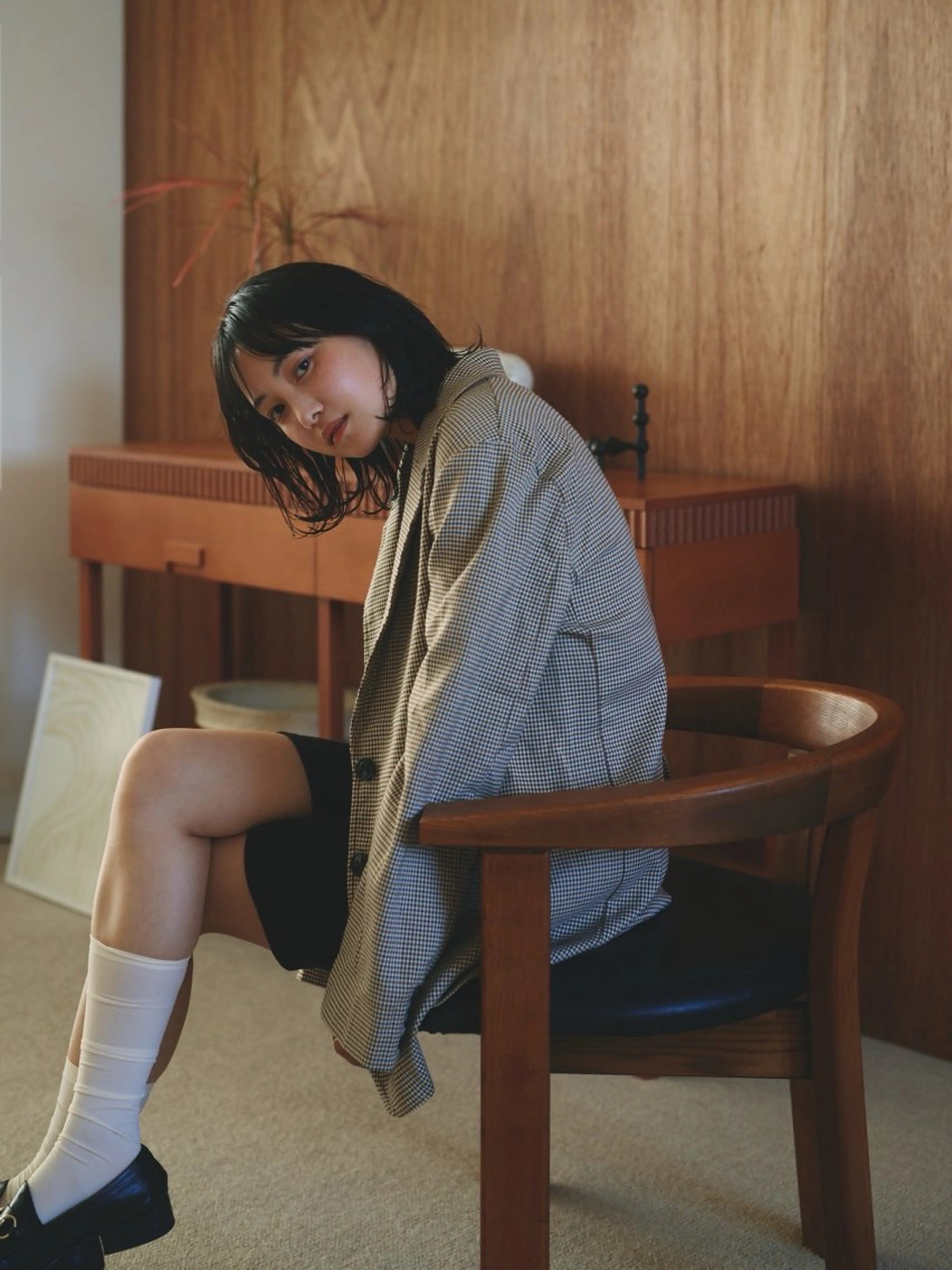 ミディアム カラー ヘアアレンジ カット ヘアカラー manami (sibell)のヘアスタイル