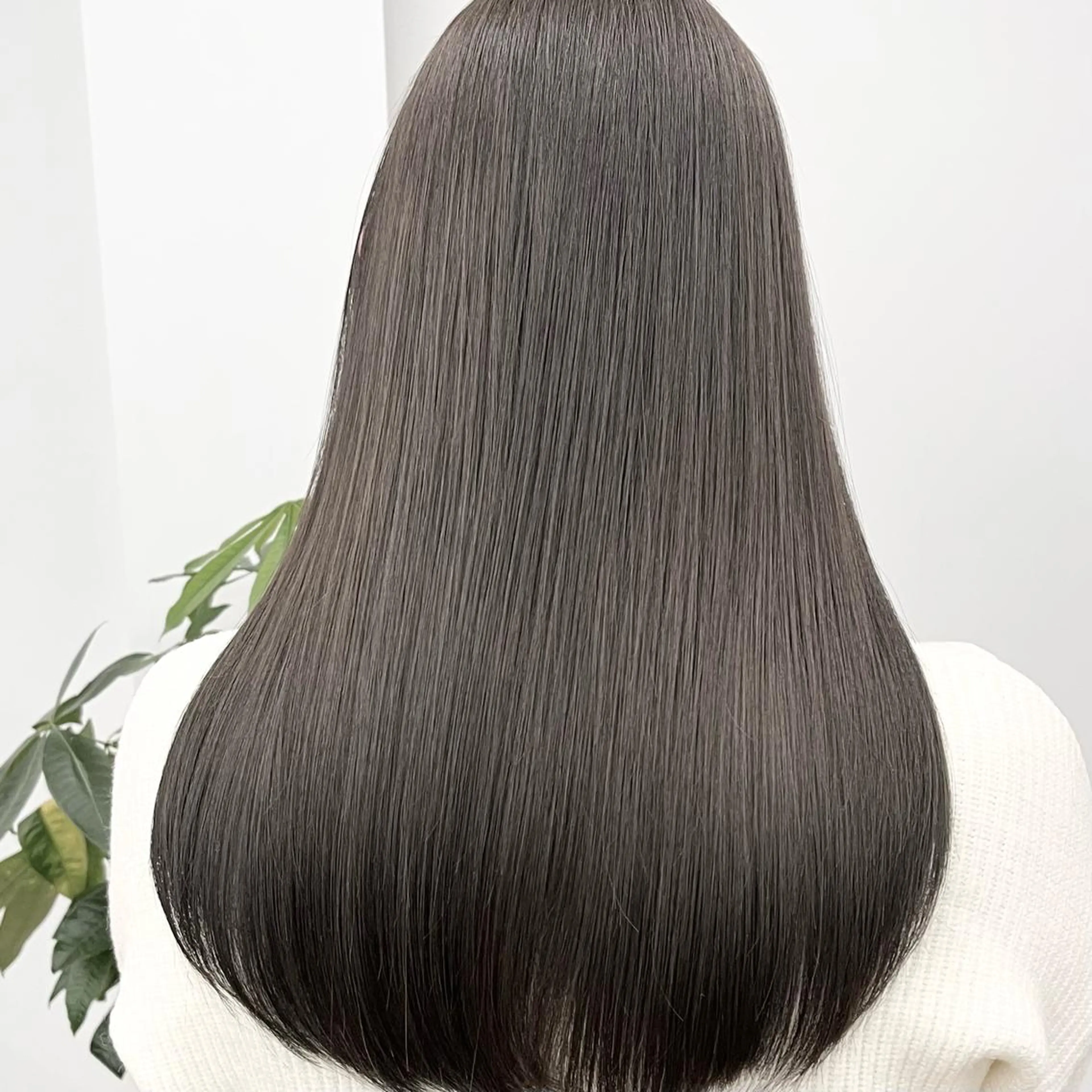 縮毛矯正ストレートパーマ+カラー+カット+2stepトリートメントの写真