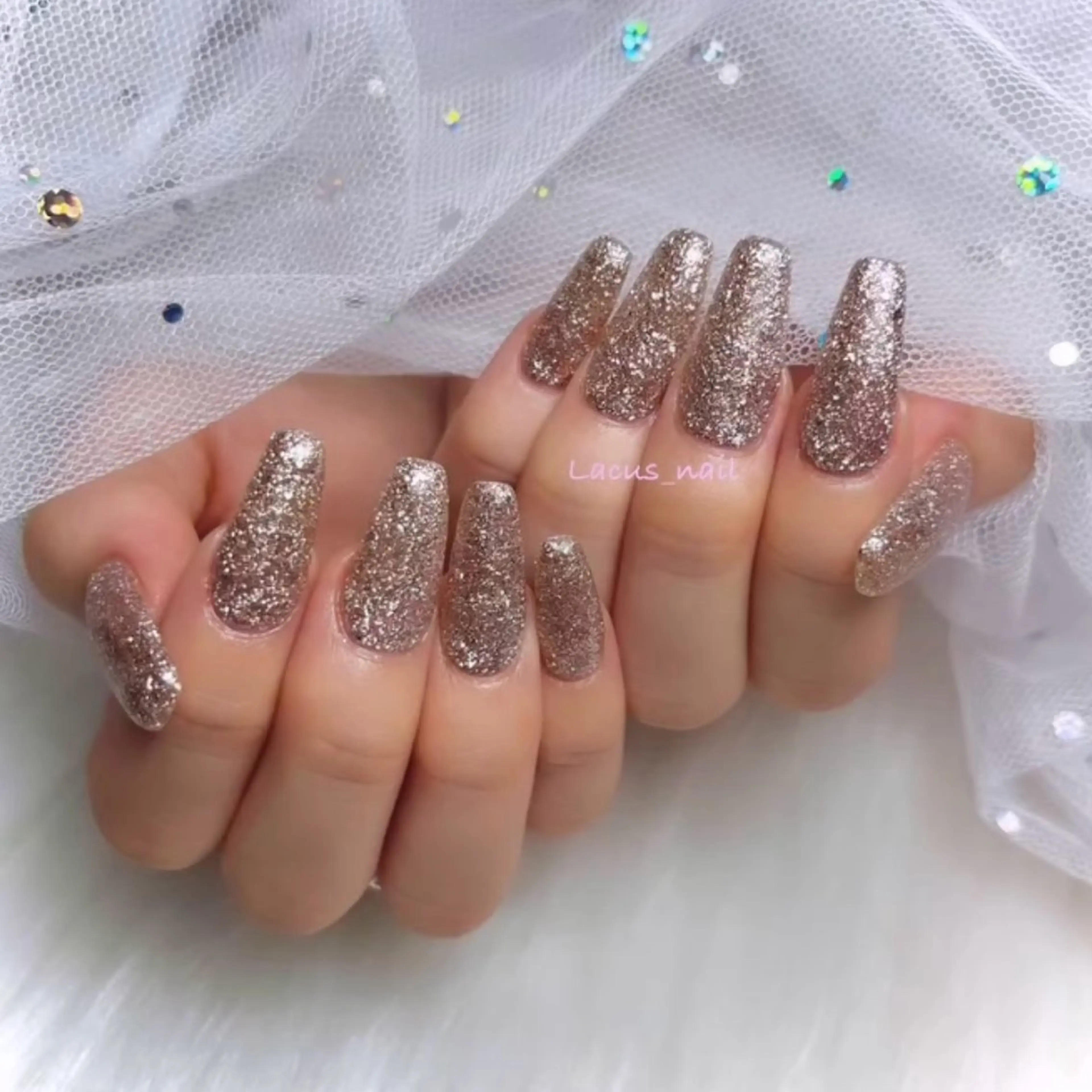 ネイル スカルプネイル シンプルネイル Nail Salon Lacusのネイルデザイン