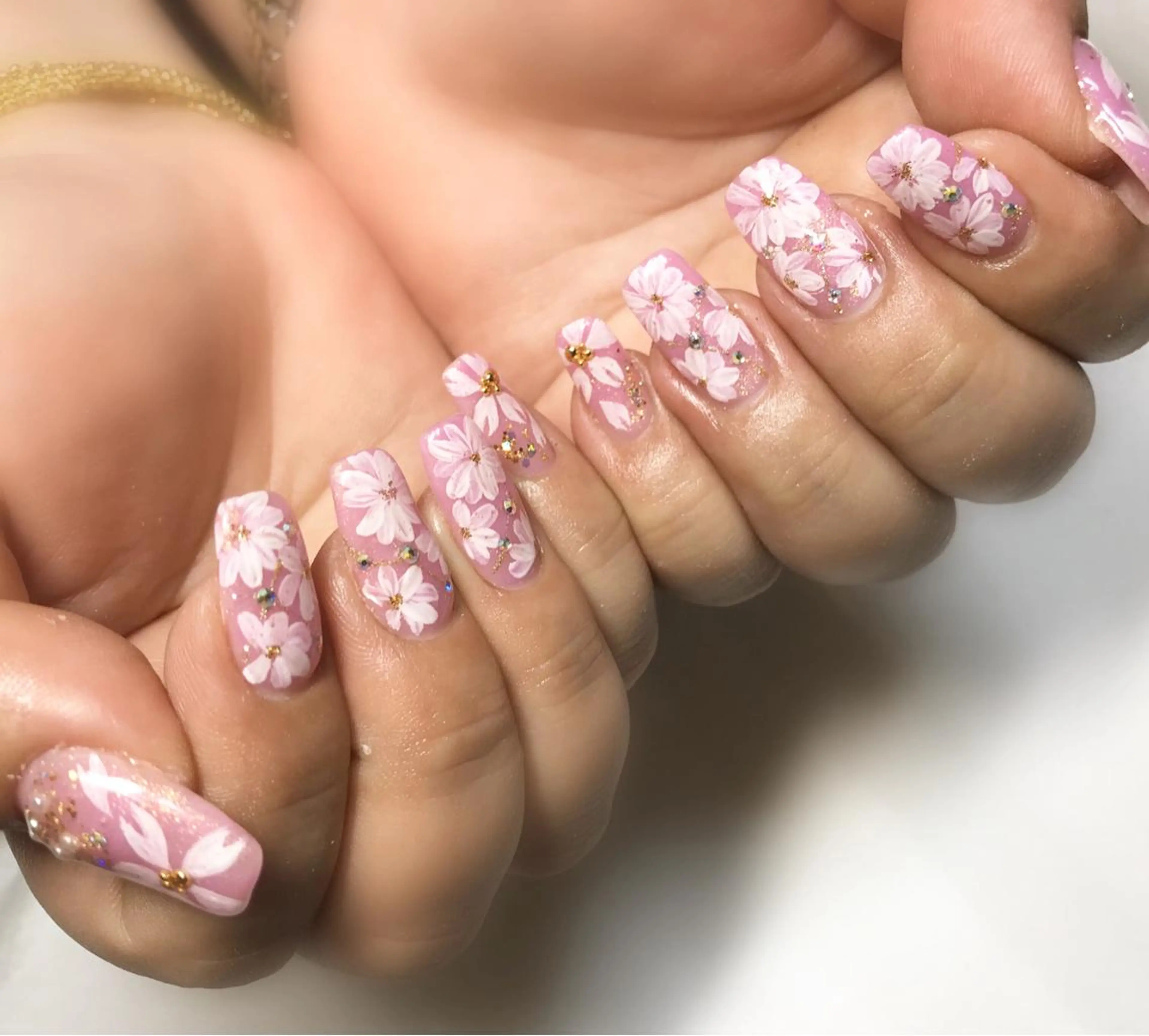 ネイル フラワーネイル フットネイル シンプルネイル 春ネイル 夏ネイル nail fufla ♡yamane♡のネイルデザイン