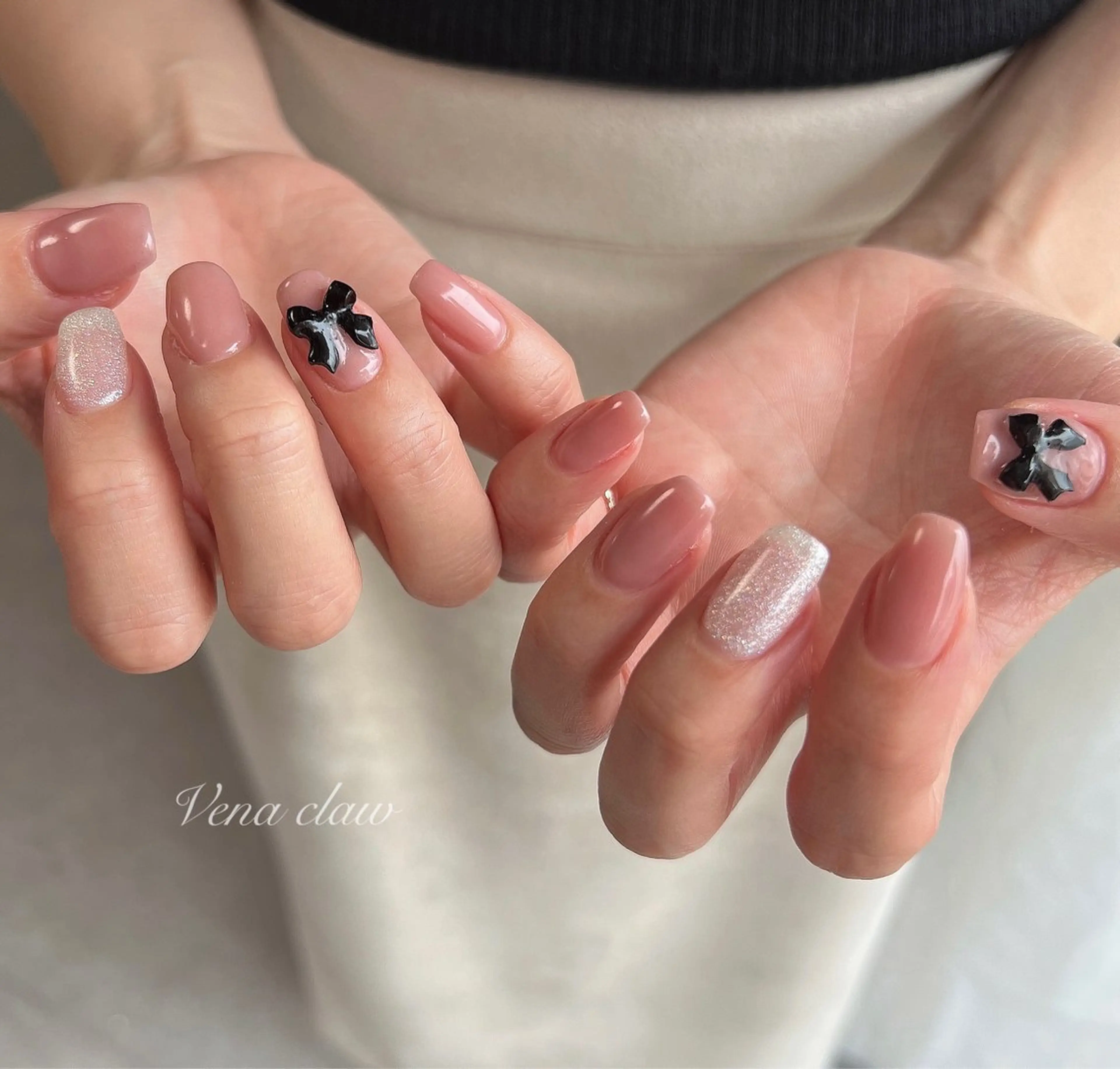 ネイル リボン Vena clawのネイルデザイン