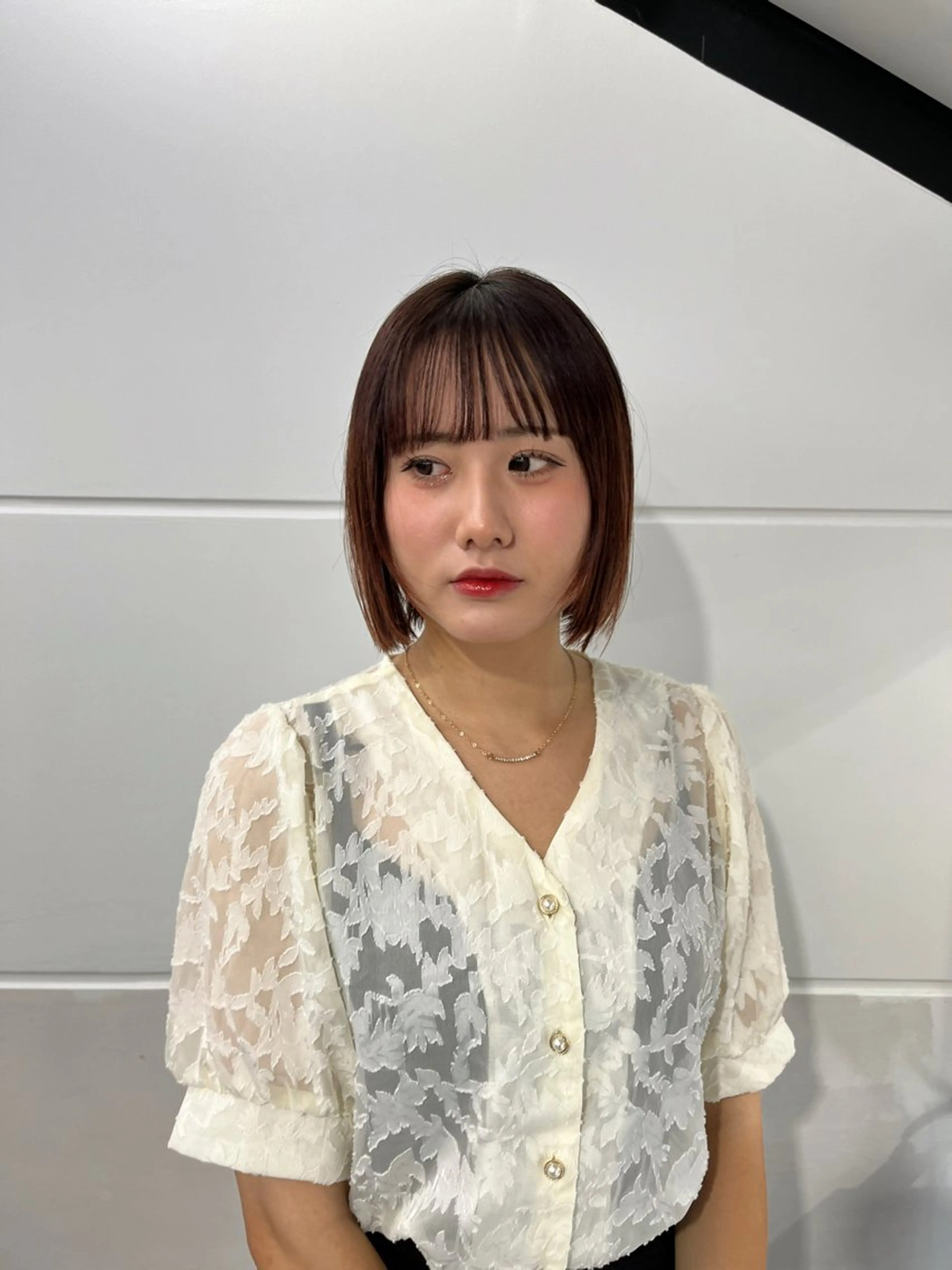 ショート 縮毛矯正/ハイトーン /パーマ/せき🧸のヘアスタイル