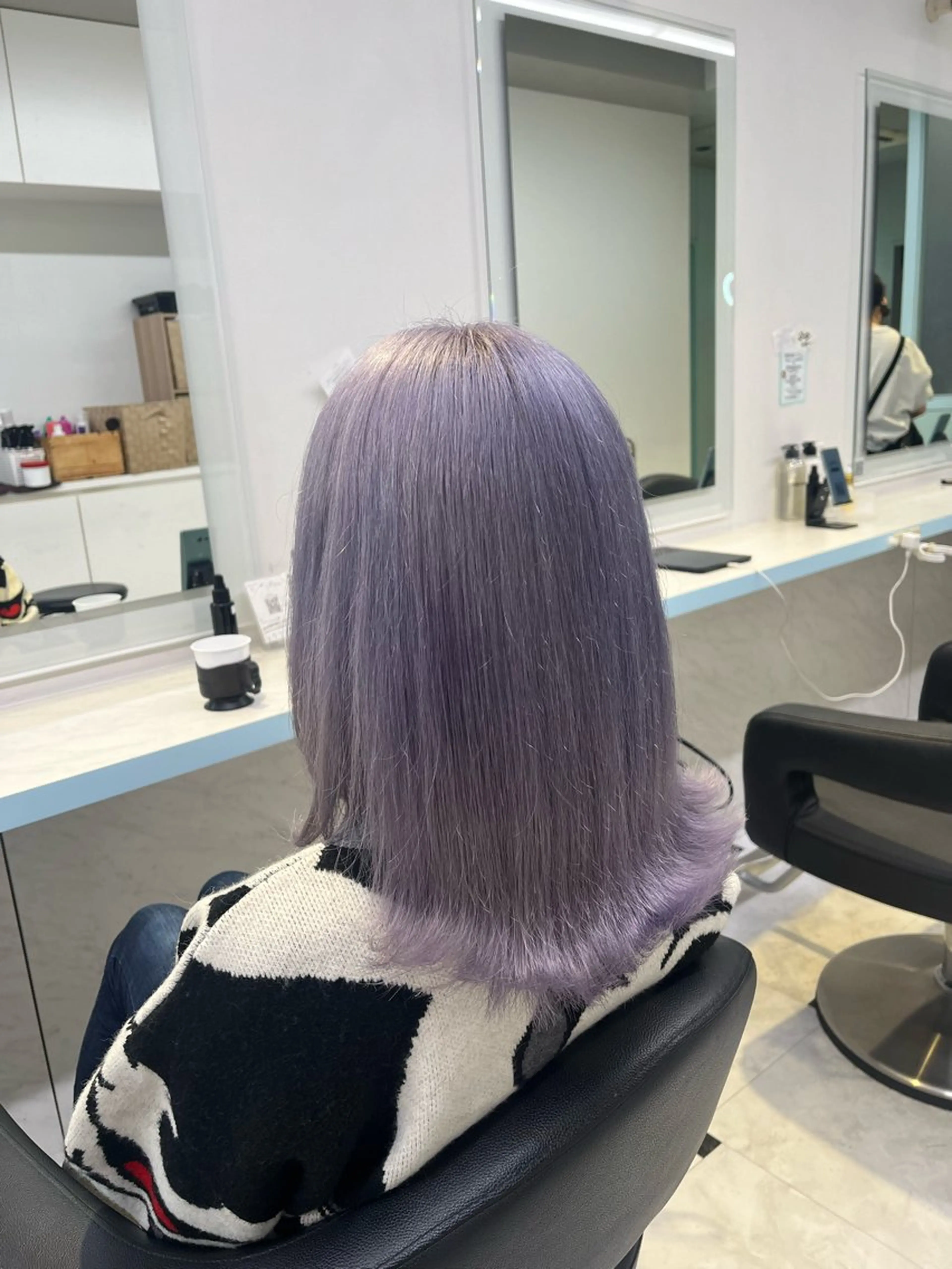 ミディアム カラー ヘアカラー トリートメント ブリーチカラー 🩵MIZUKIのヘアスタイル
