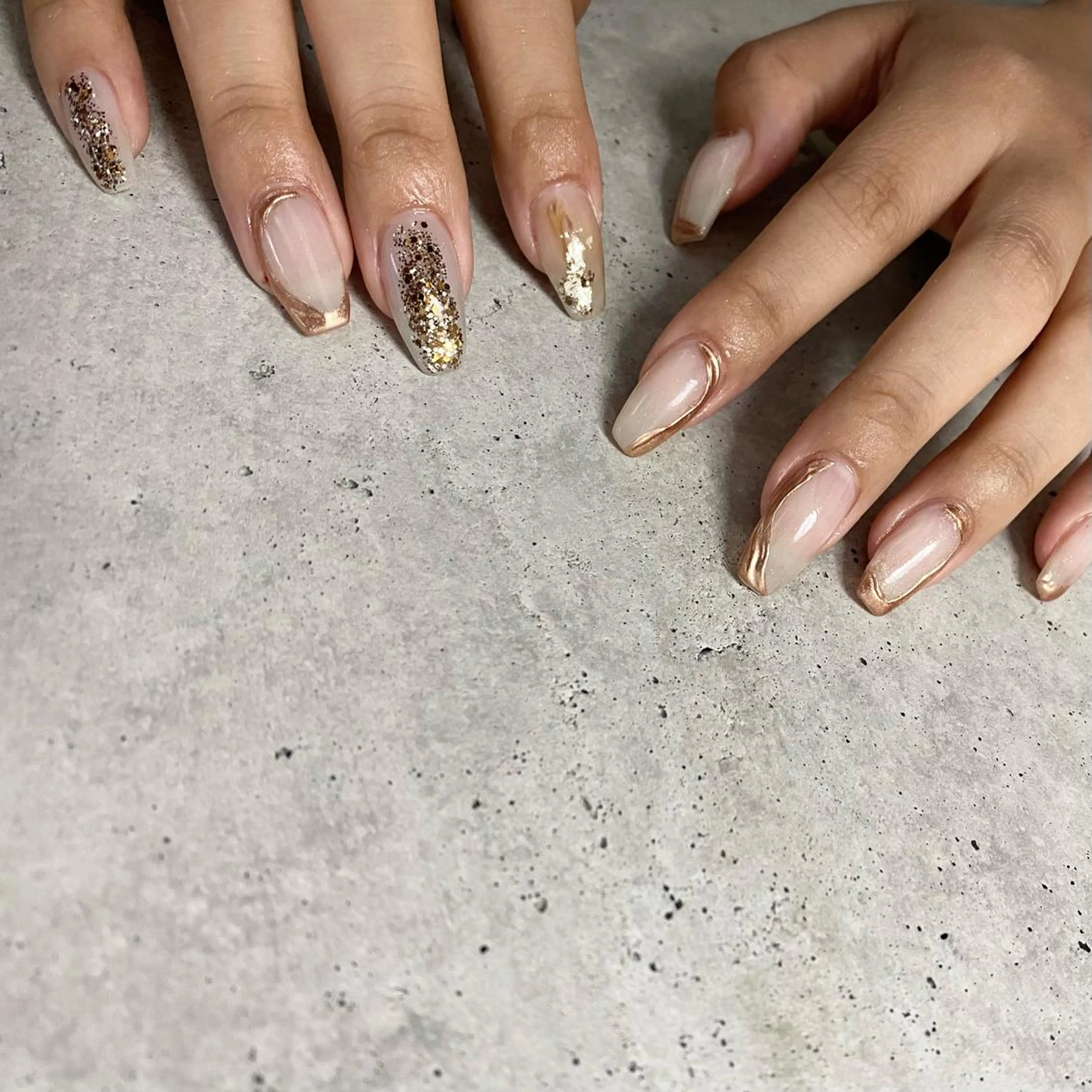 ネイル Ray. /綺麗目ニュアンスのネイルデザイン