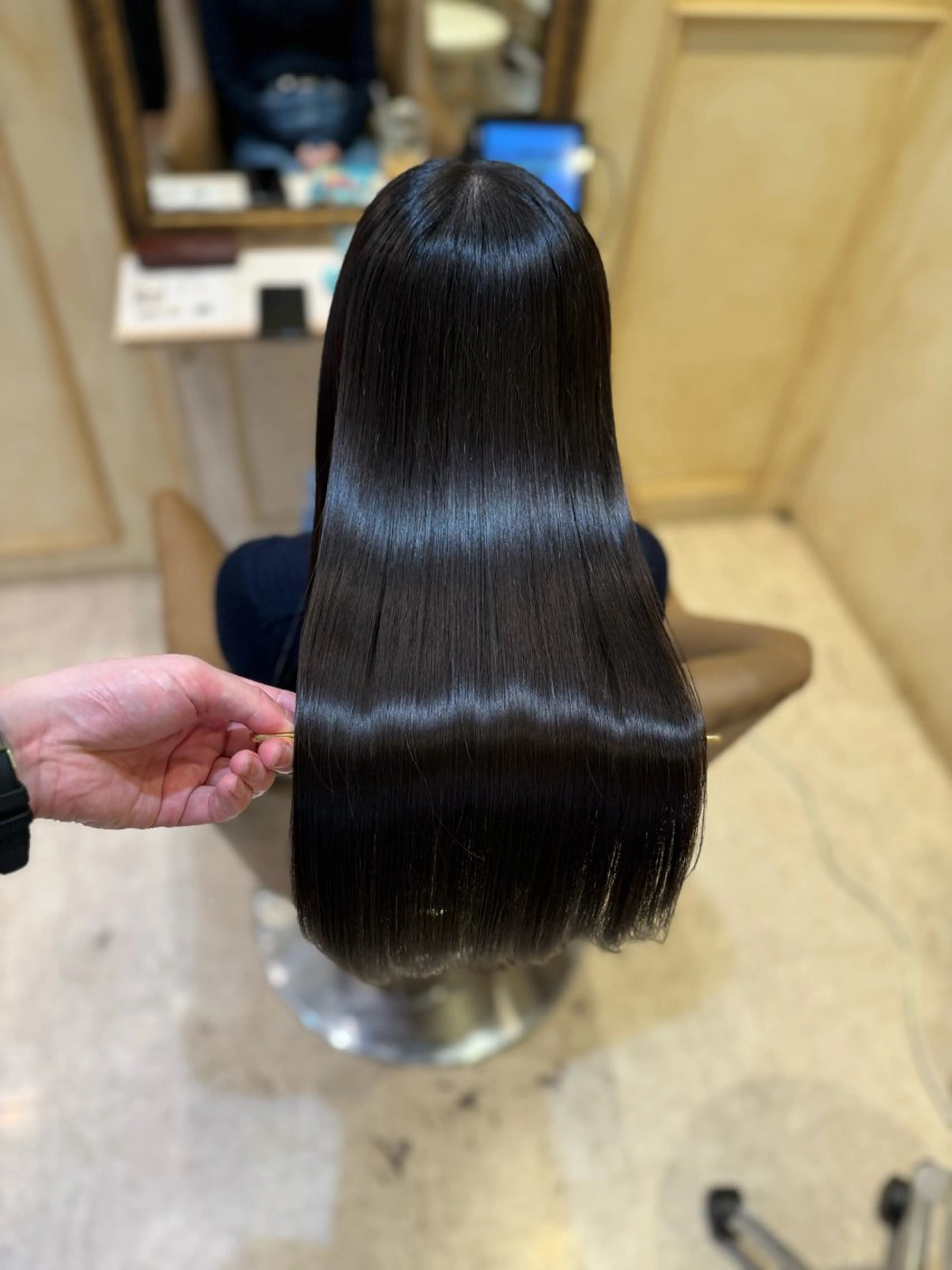 ロング パーマ 縮毛矯正 カット 縮毛矯正 トリートメント 🌹【代表】古川暁 髪質改善縮毛矯正🌹のヘアスタイル