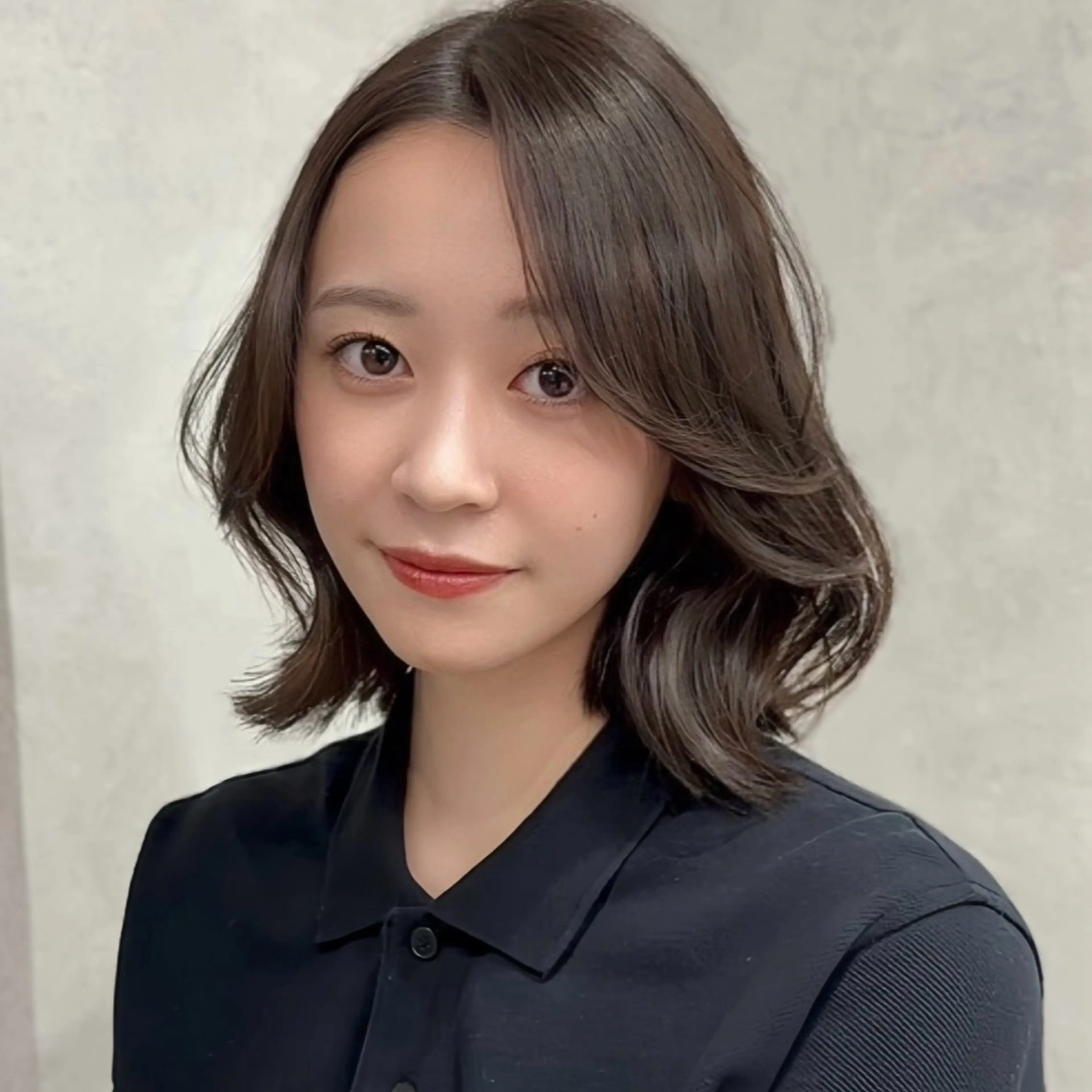 ミディアム カラー ヘアアレンジ ⭐️銀座/ショート/ 艶カラー/りょうがのヘアスタイル