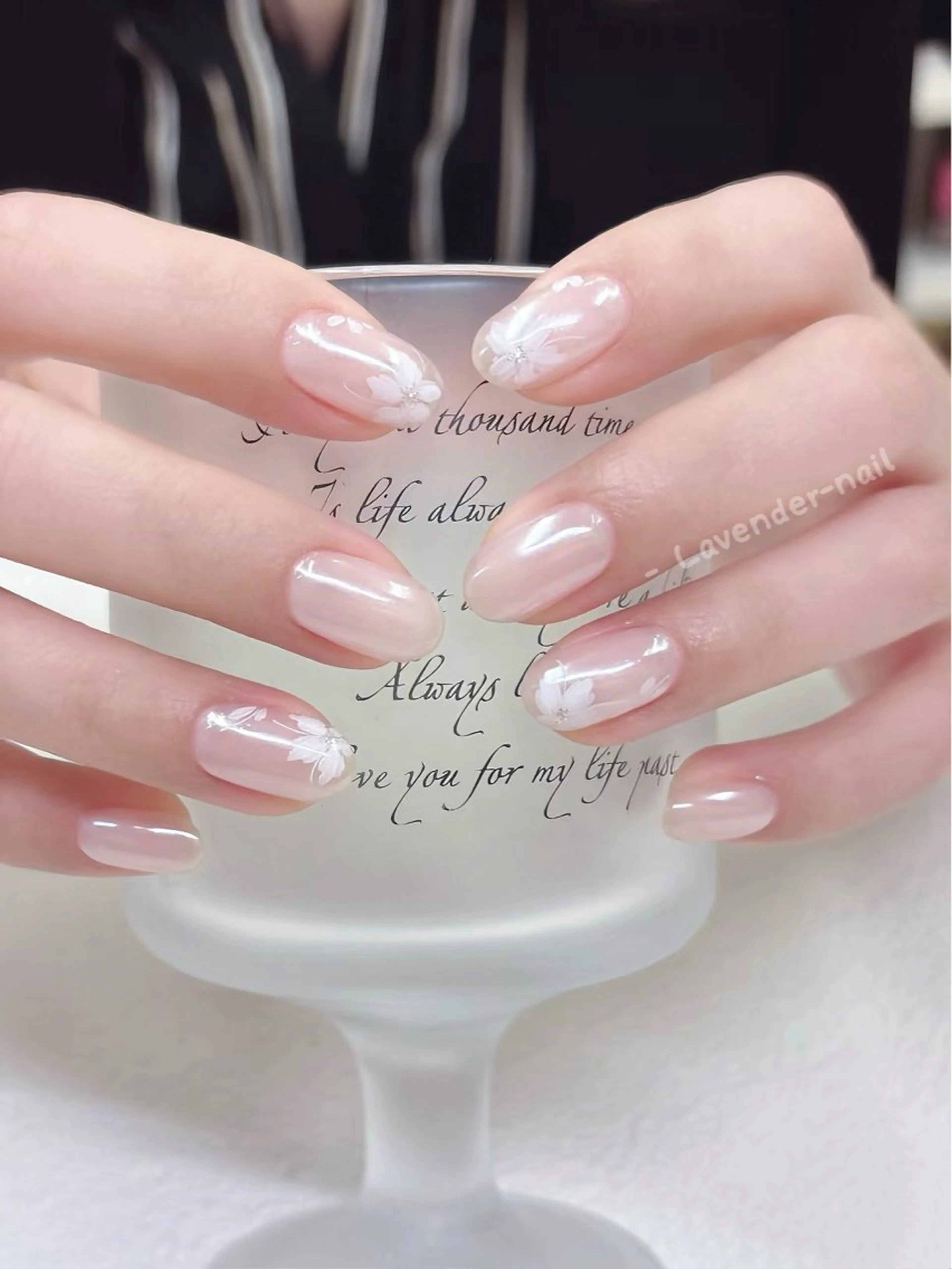 ネイル ハンドネイル Lavender nail·北18条のネイルデザイン