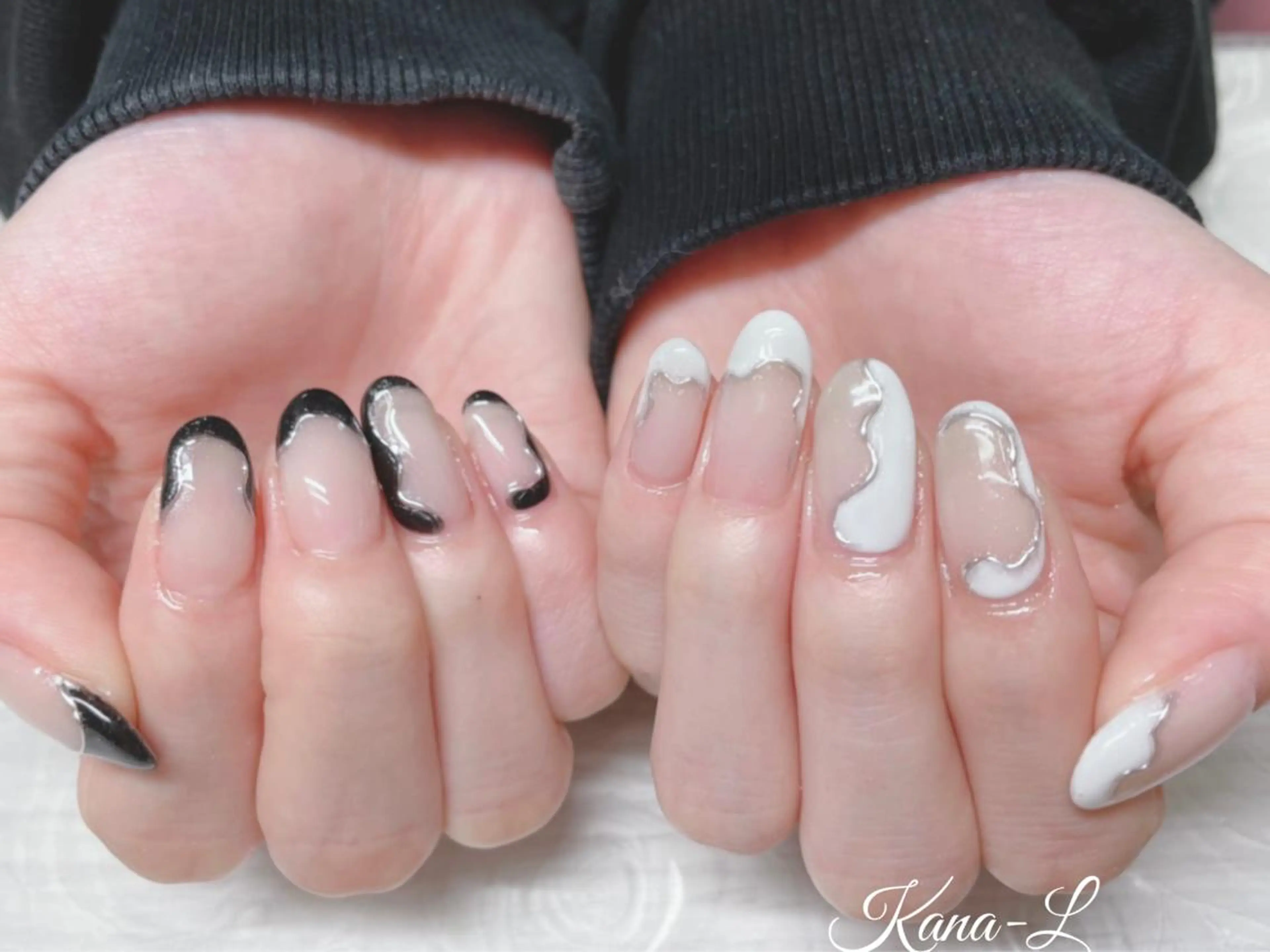 カラー ネイル シンプルネイル 芦辺 香奈のネイルデザイン