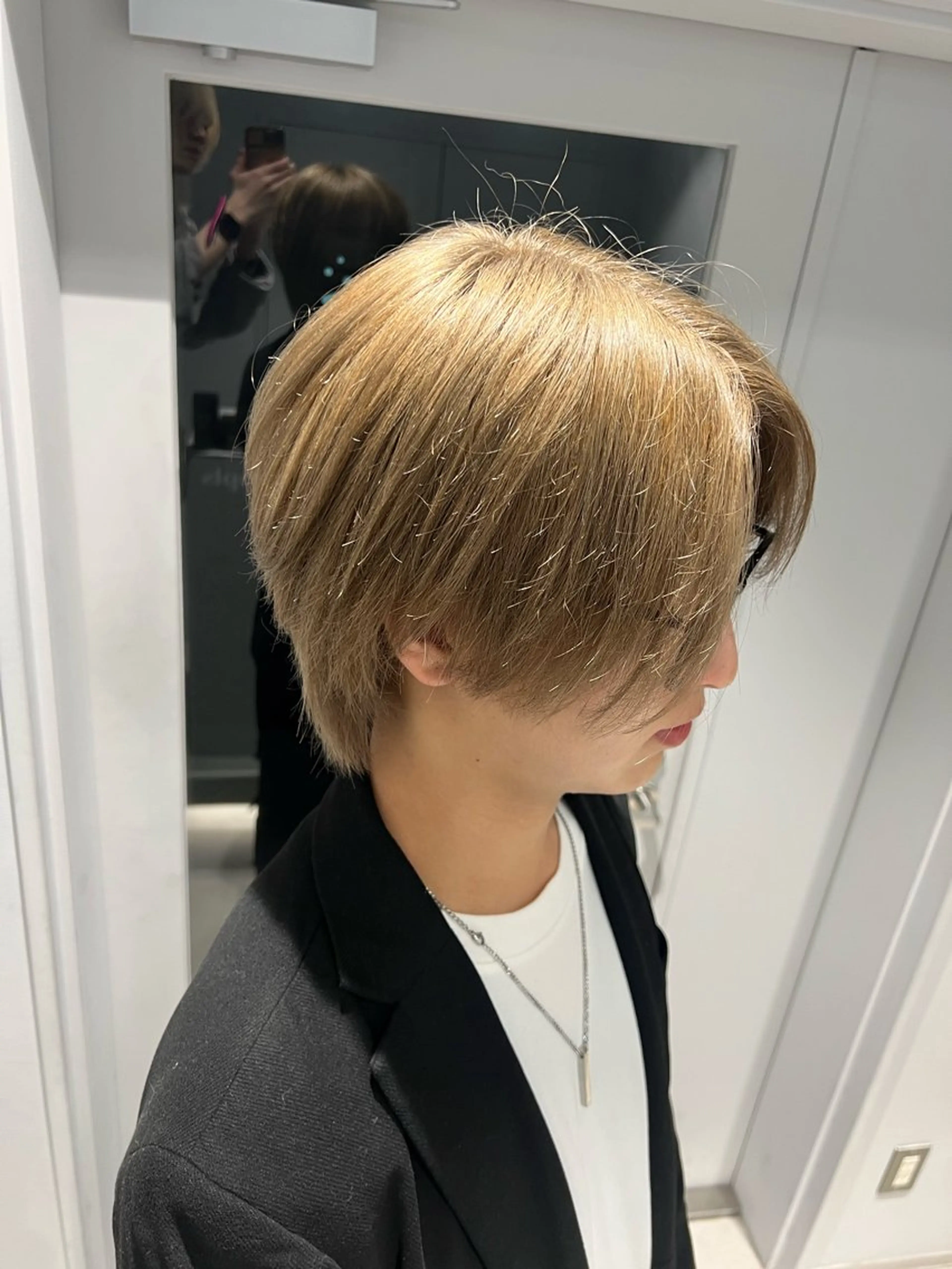 カラー メンズ ベージュカラー ブリーチ練習モデル 募集✨️NOAのヘアスタイル