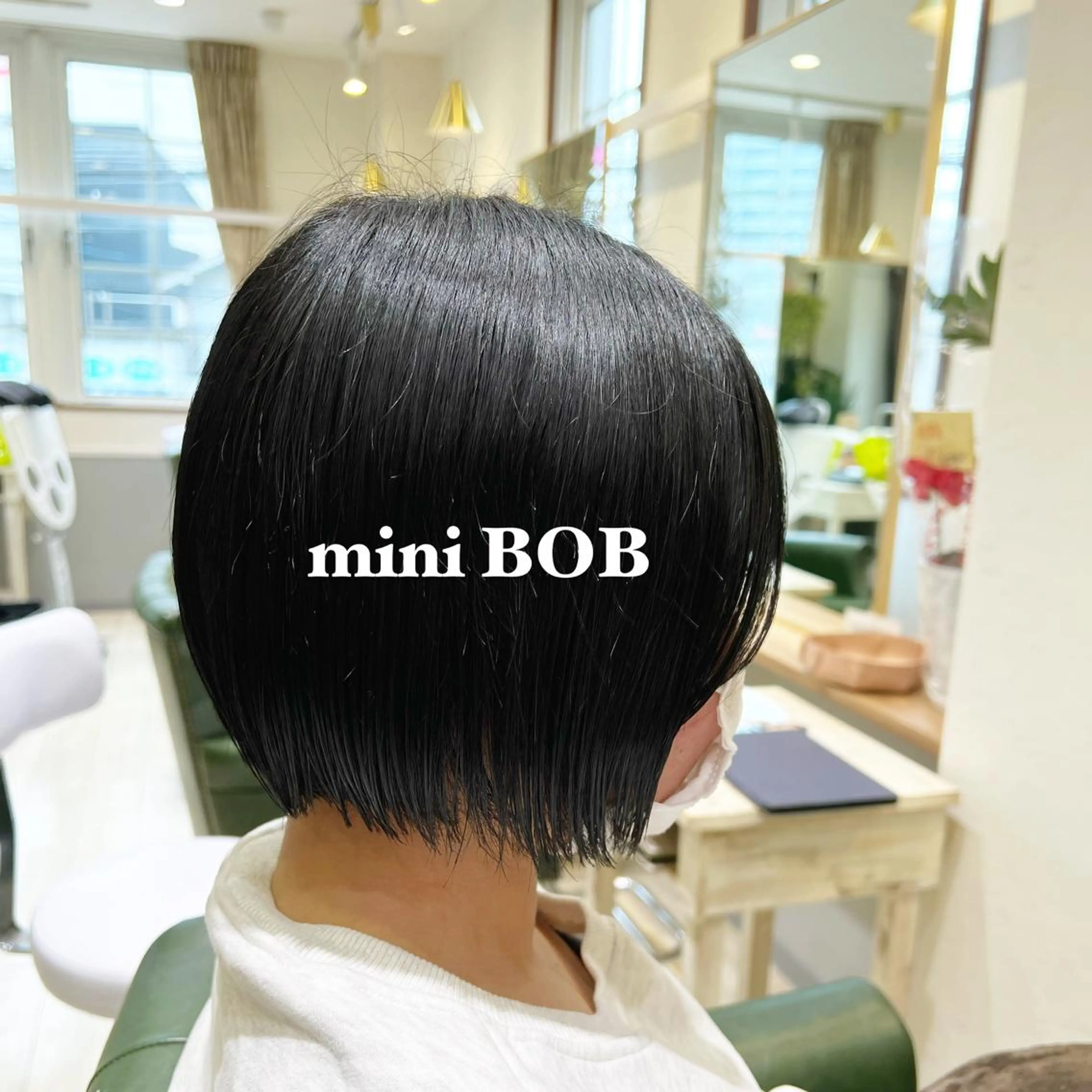 ミディアム ボブ カット melca. Amiのマツエク・マツパデザイン