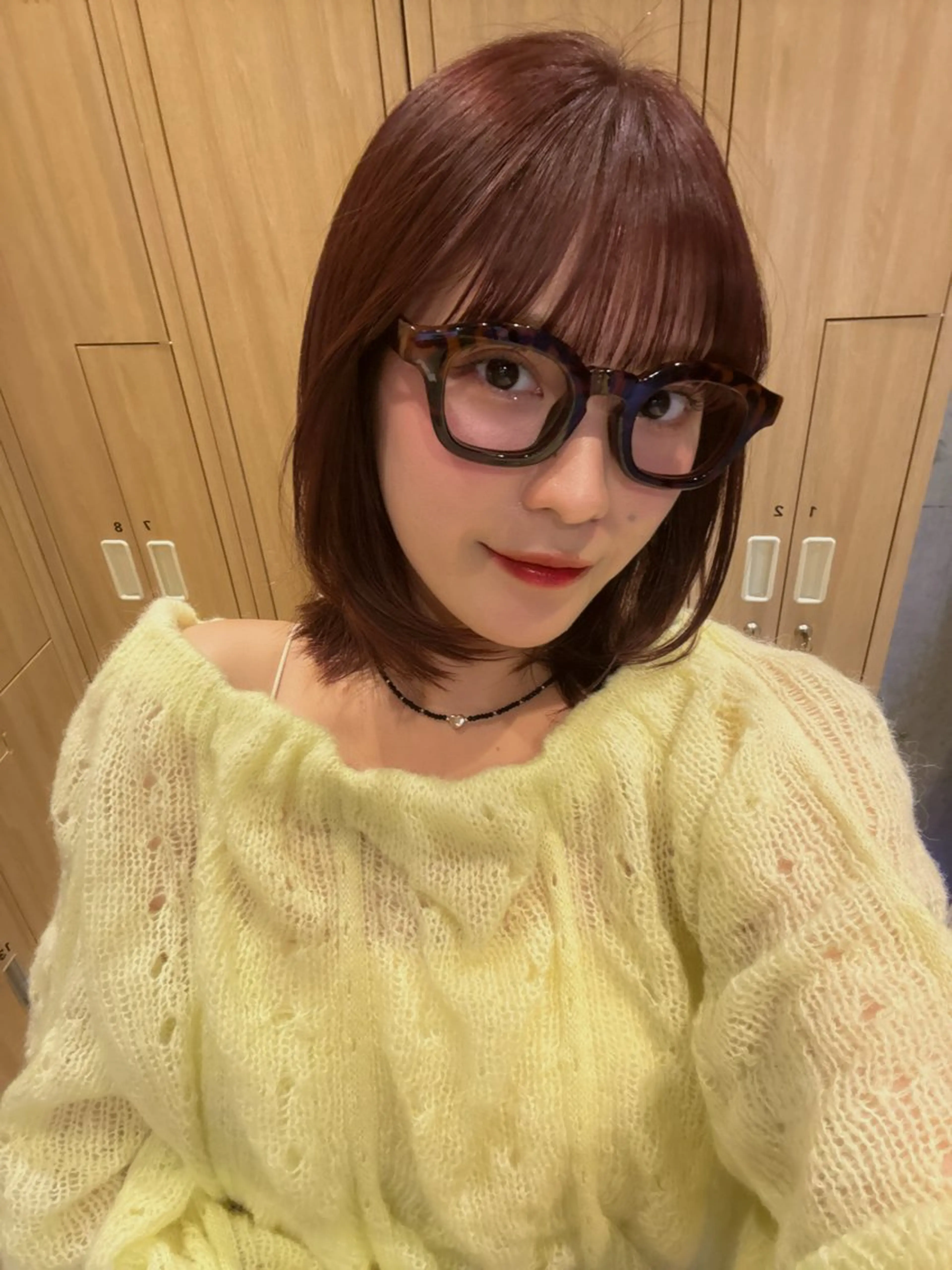 ミディアム カラー ブラウンカラー ダブルカラー ピンクカラー ピンクパープル パープルカラー カット ヘアカラー トリートメント 🎀暖色カラー/艶 ヘア/Anzu🎀のヘアスタイル