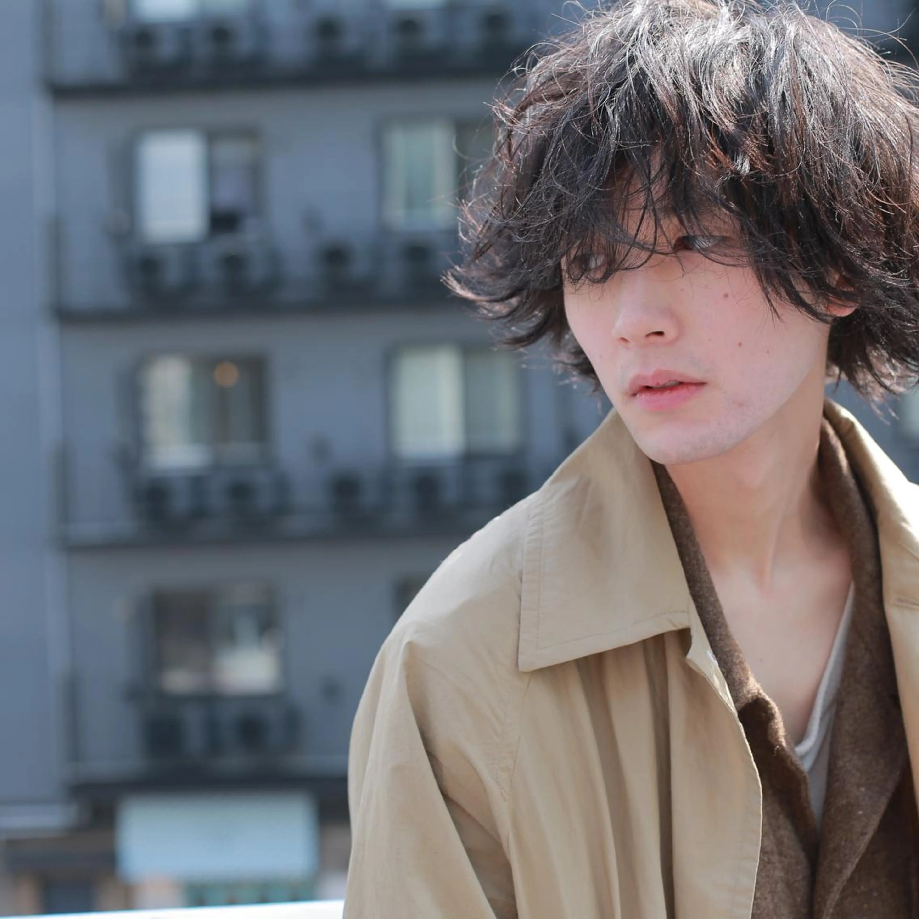 ミディアム メンズ カット ヘアカラー トリートメント 川本 裕🌿のヘアスタイル