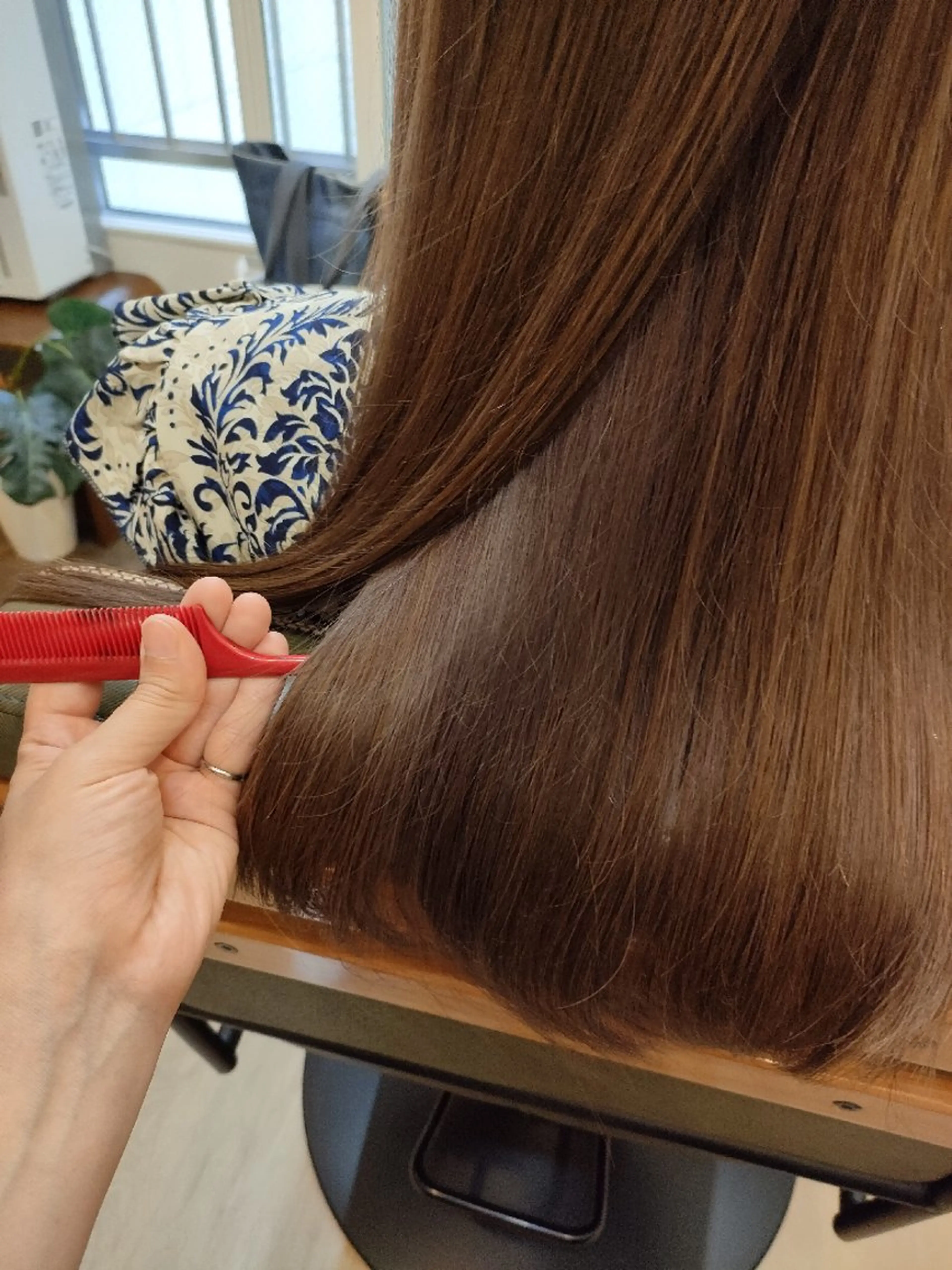 ロング カラー カット ヘアカラー トリートメント HempBeauty 浅野アサミのヘアスタイル
