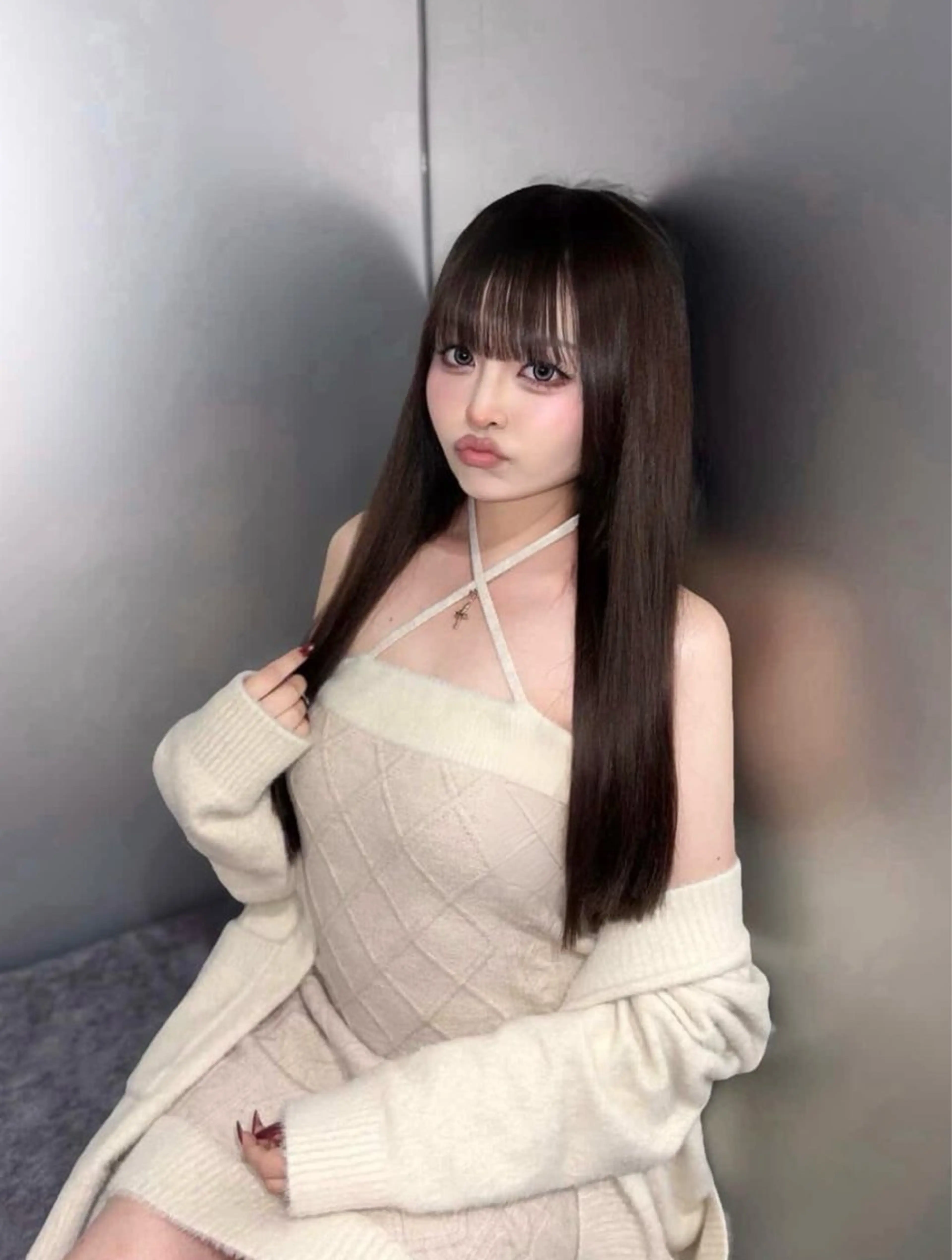 ロング エクステ 透明感×髪質改善× エクステそうまのヘアスタイル