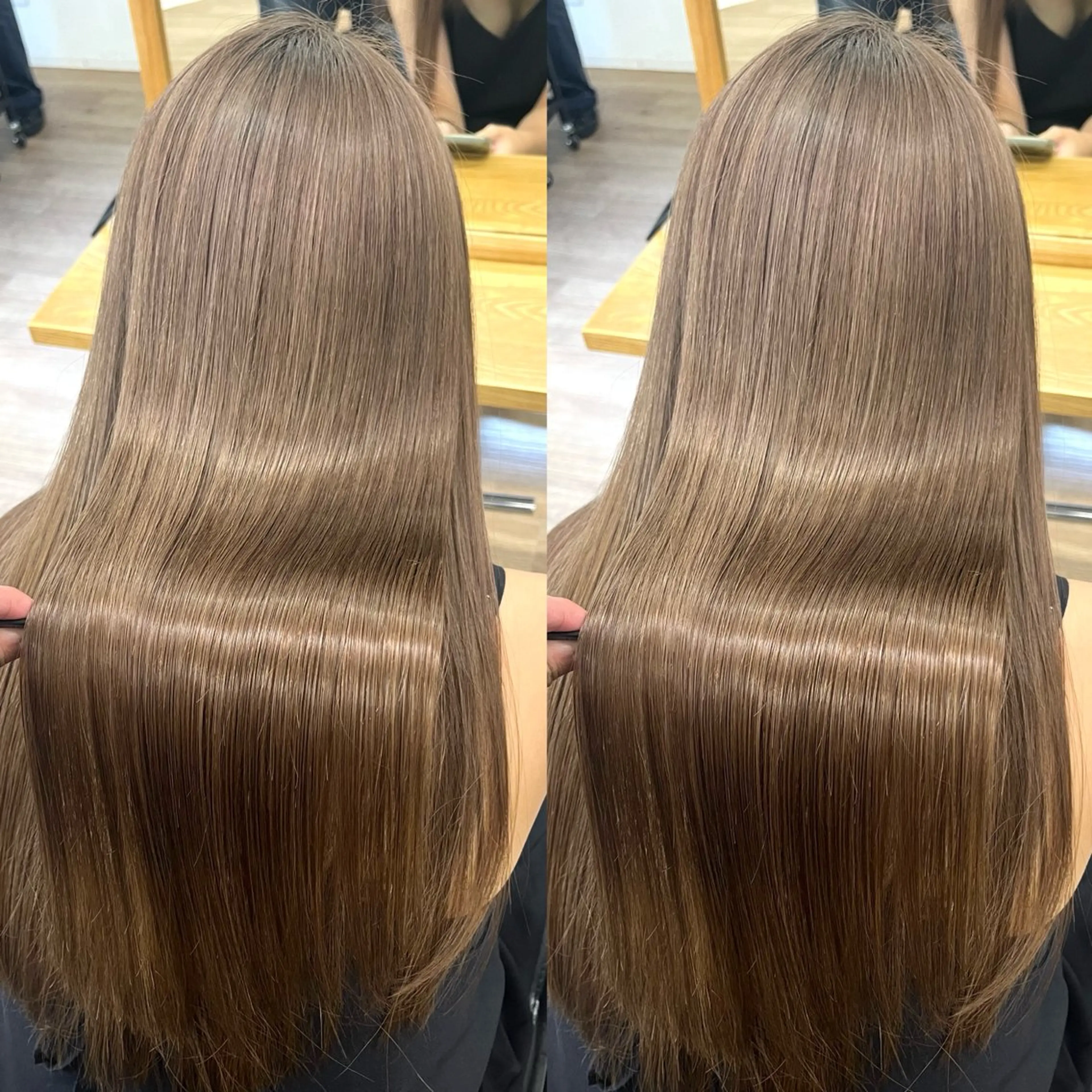 🌈新規限定🌈　ブリーチ(1回)＋カラー＋髪質改善トリートメントの写真