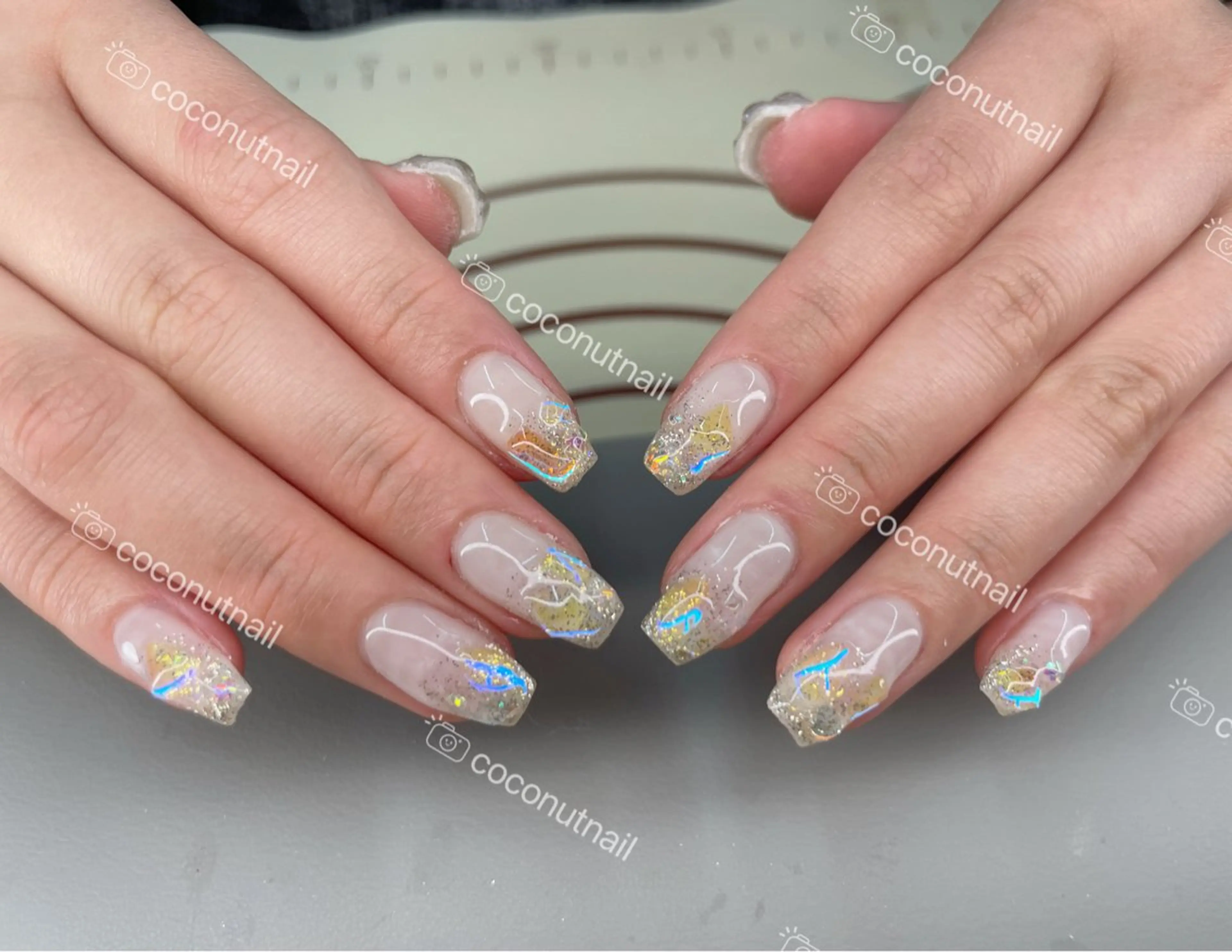 ネイル ハンドネイル 神田 ココナッツのネイルデザイン