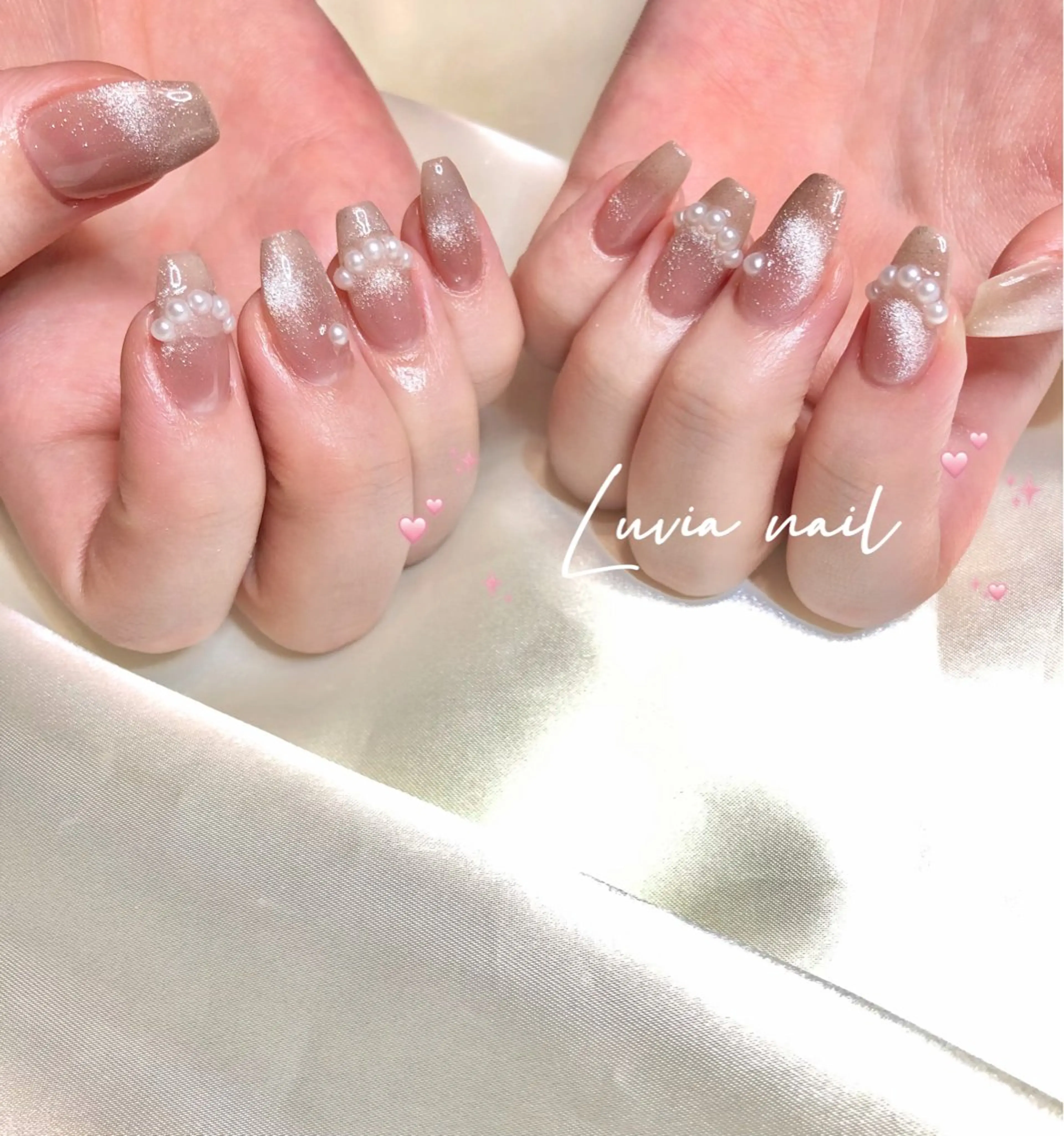 ネイル 🎀Luvia ワンホンネイル💫のネイルデザイン