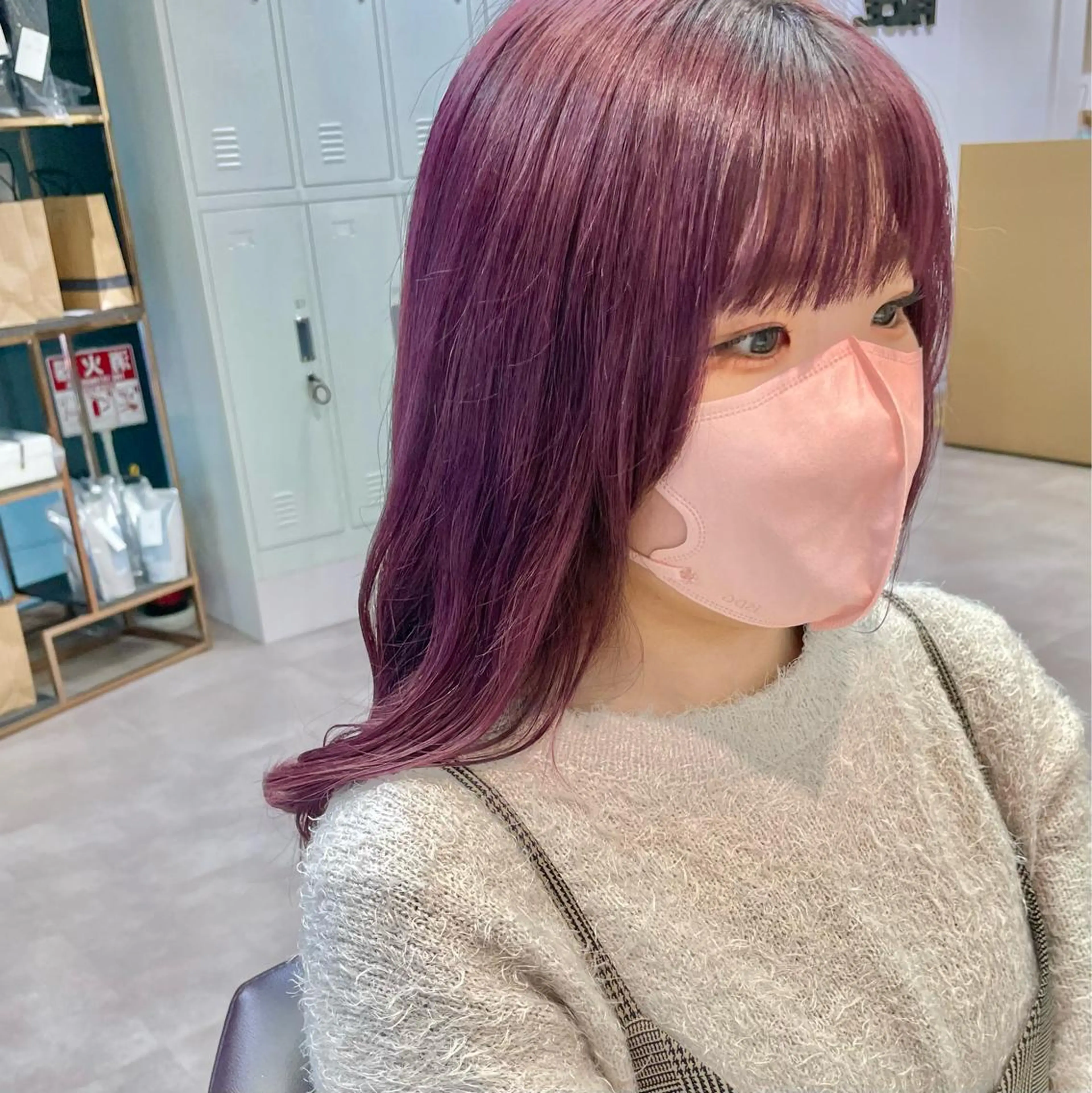 【カラー🌸】ワンカラー (ブリーチなし)+ 高保湿トリートメントの写真