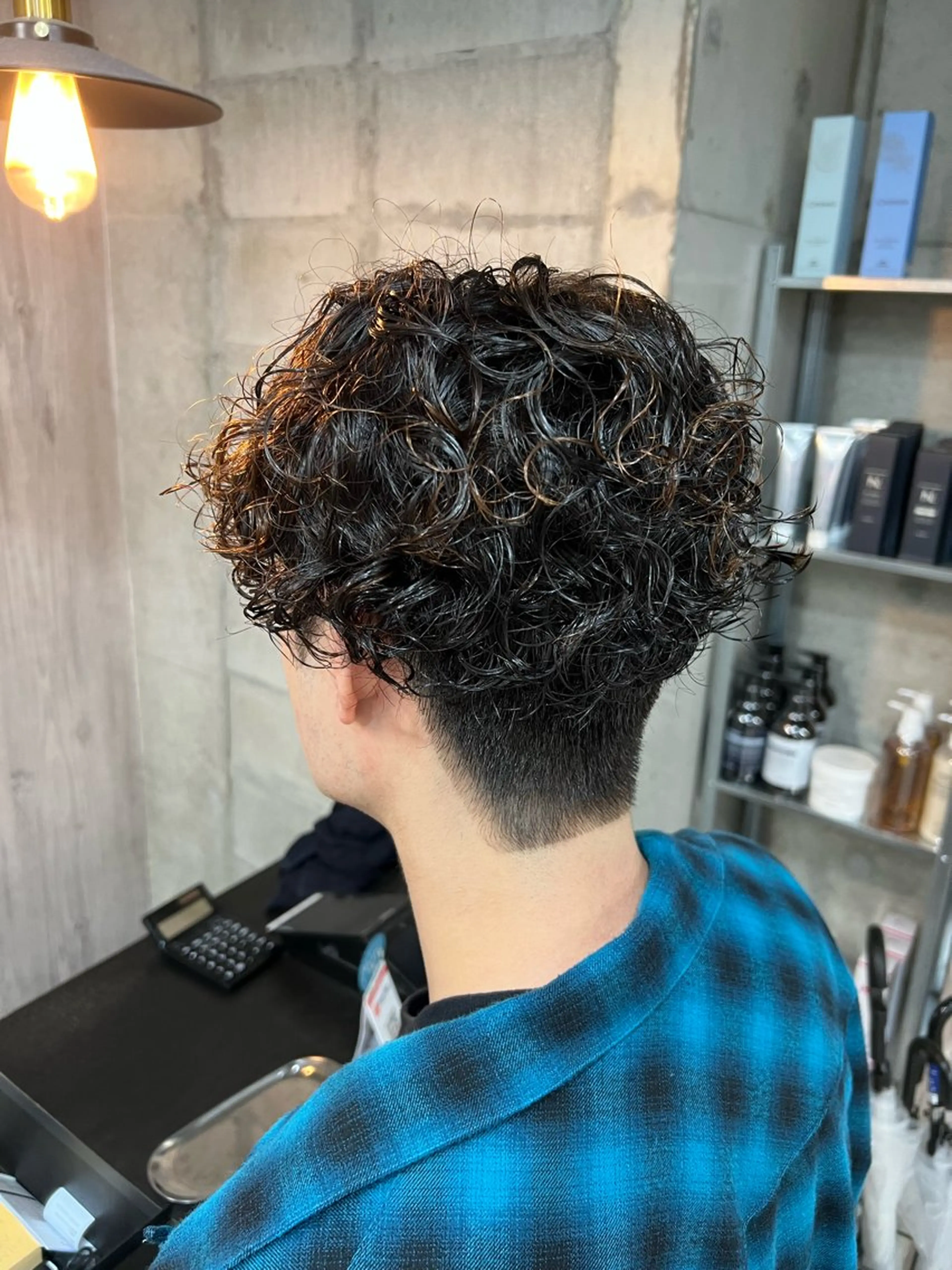 メンズ メンズパーマ プードルパーマ プードルパーマ カット パーマ lafit kaede/韓国ヘアのヘアスタイル