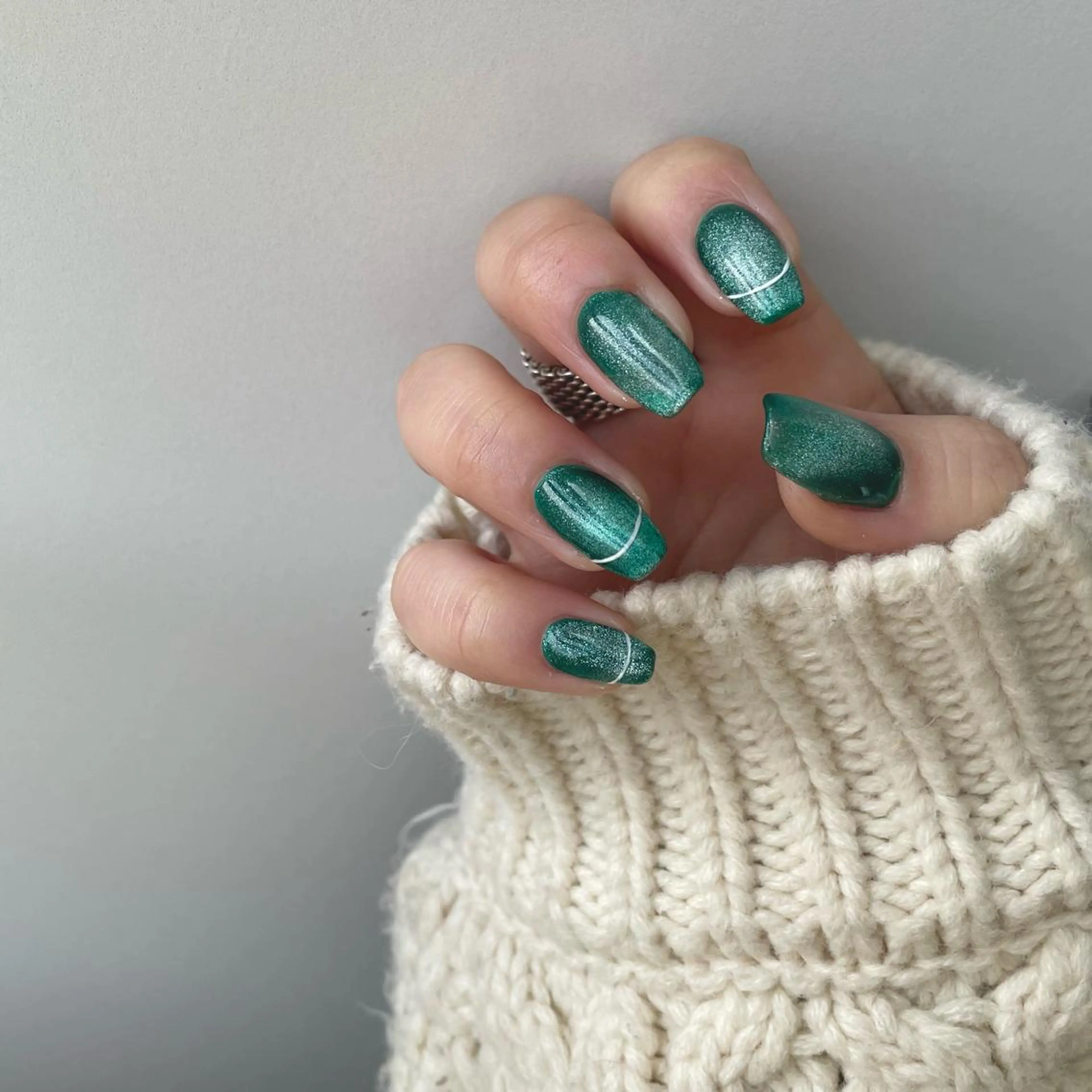 ネイル マグネットネイル Radia bykaonailsのネイルデザイン