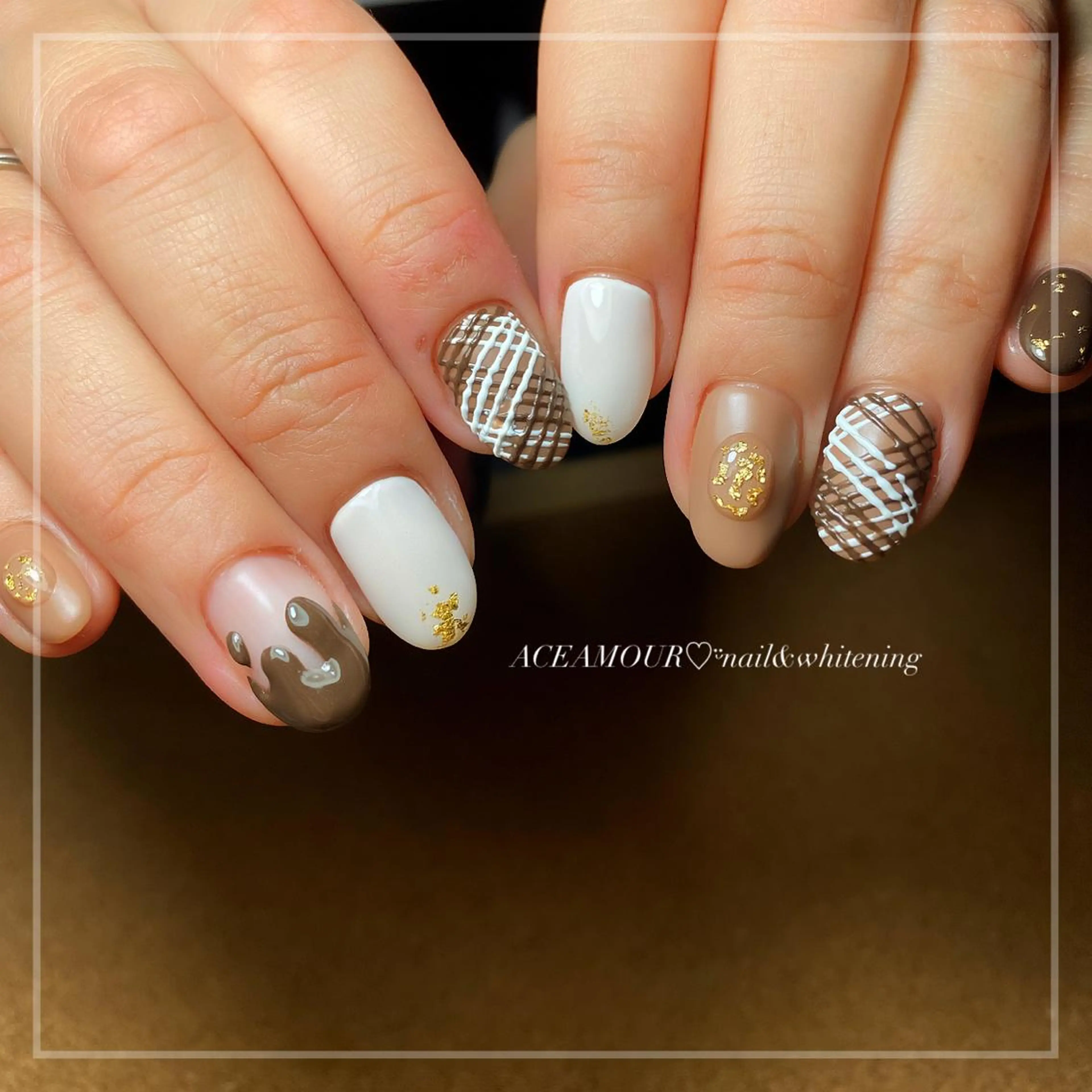 ネイル ネイル/耳つぼ /新ホワイトニングのネイルデザイン