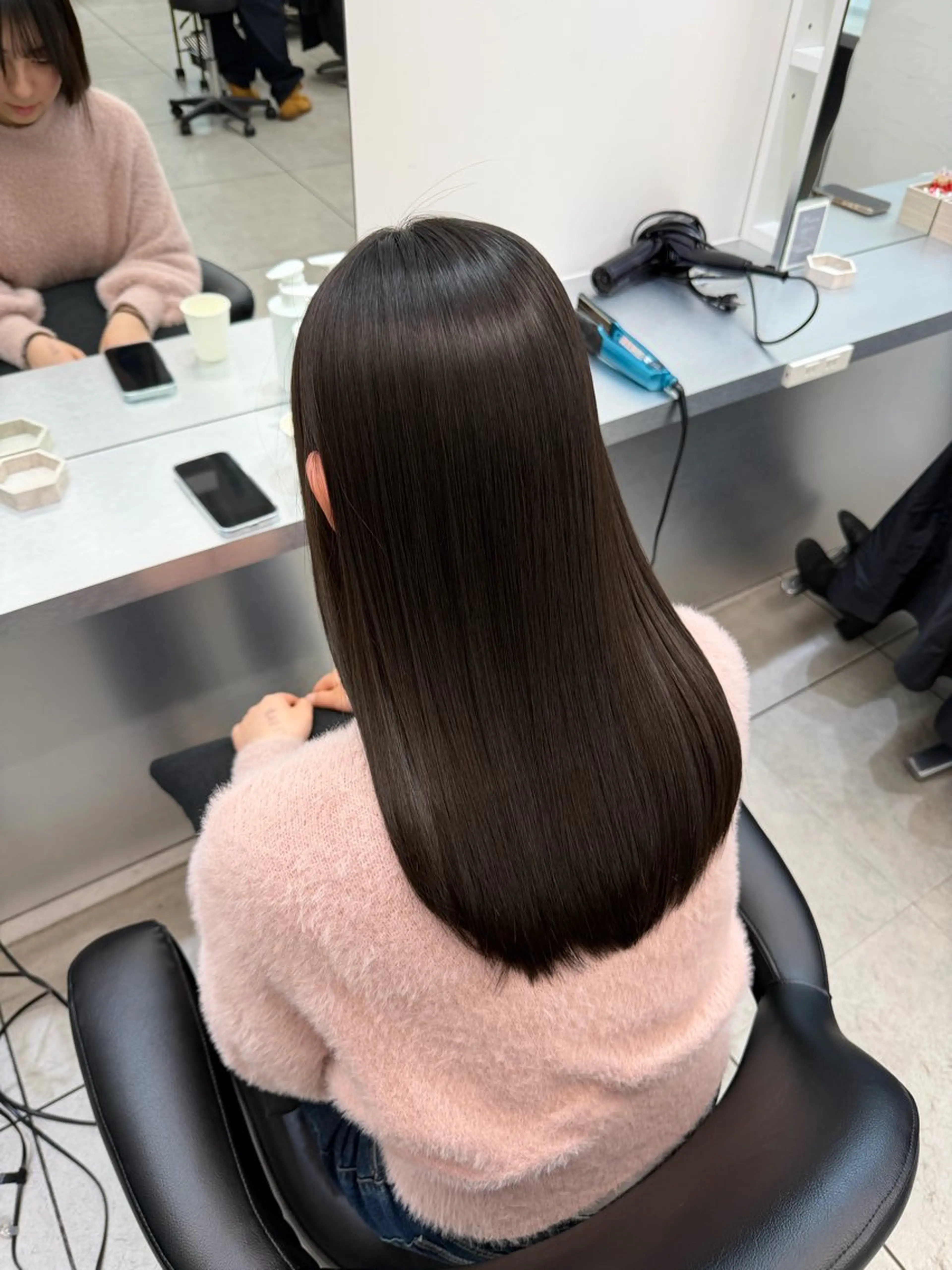 ロング カット ヘアカラー 縮毛矯正 トリートメント 艶髪/縮毛矯正/ Core mikuaのヘアスタイル