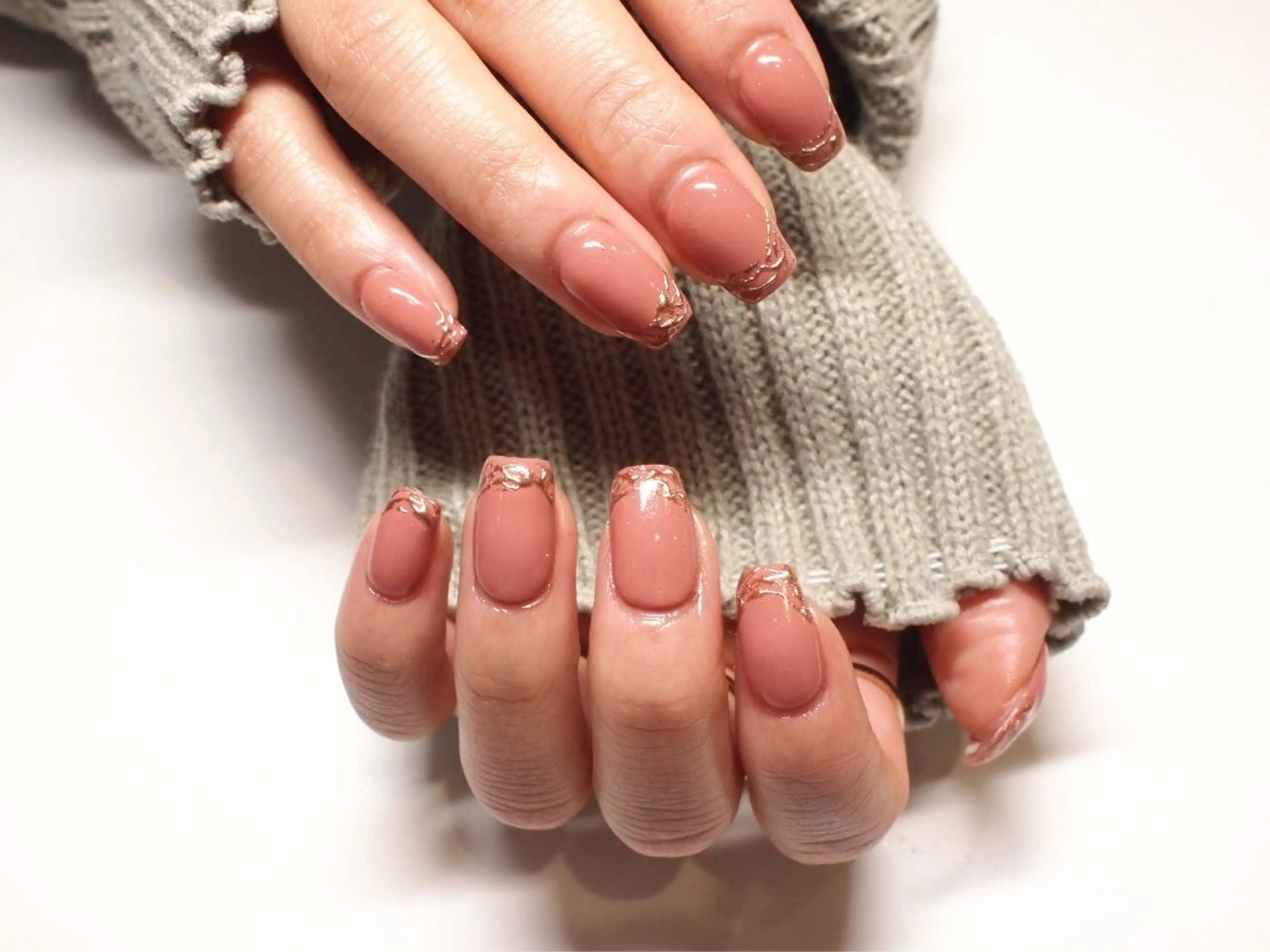 ネイル アートネイル ミラーネイル シンプルネイル 【ＯＲＧＡＮ】 nailのネイルデザイン