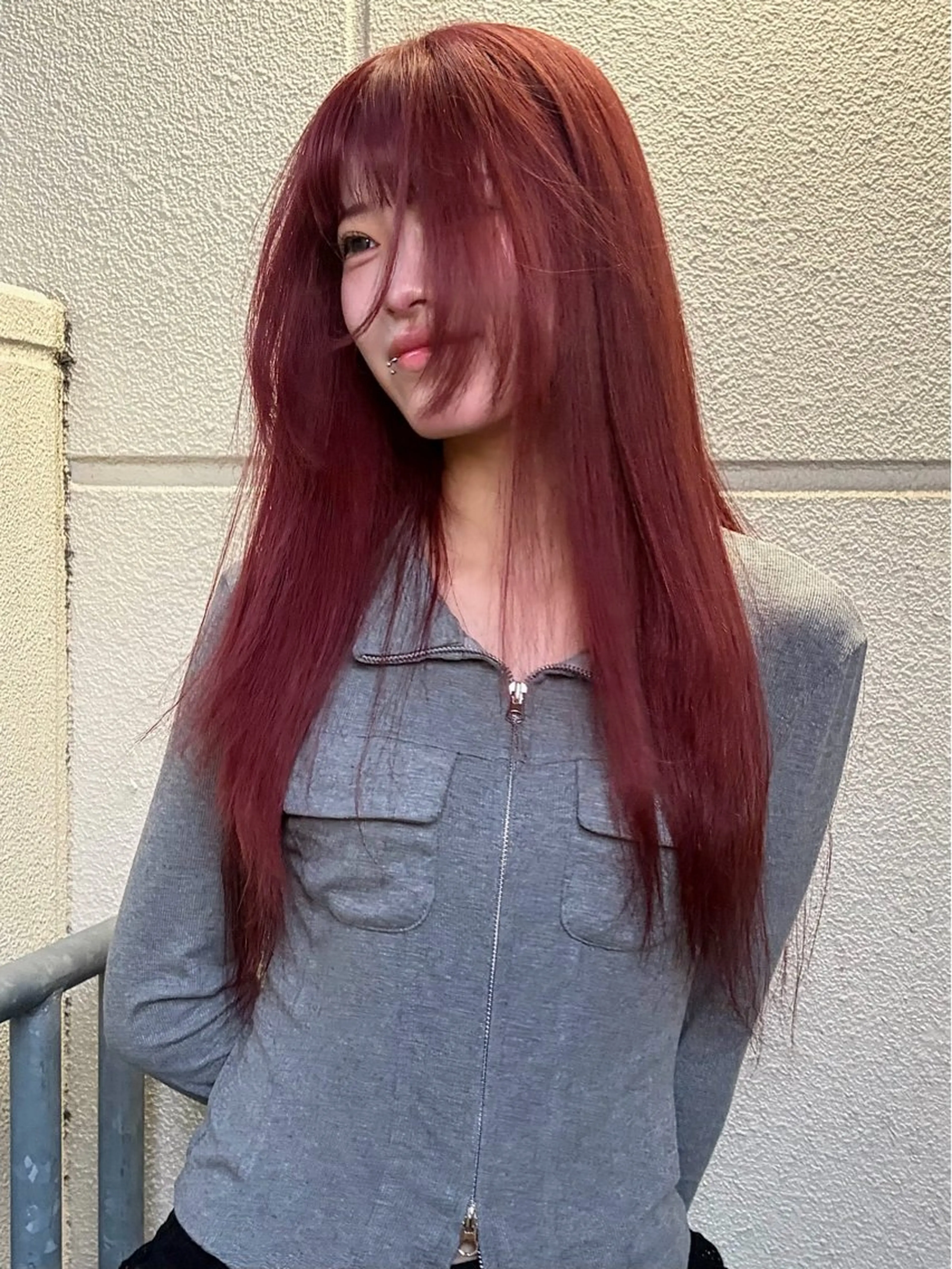 ロング カラー ヘアカラー トリートメント コツ🧚ハイトーン /カラー/名古屋/栄のヘアスタイル