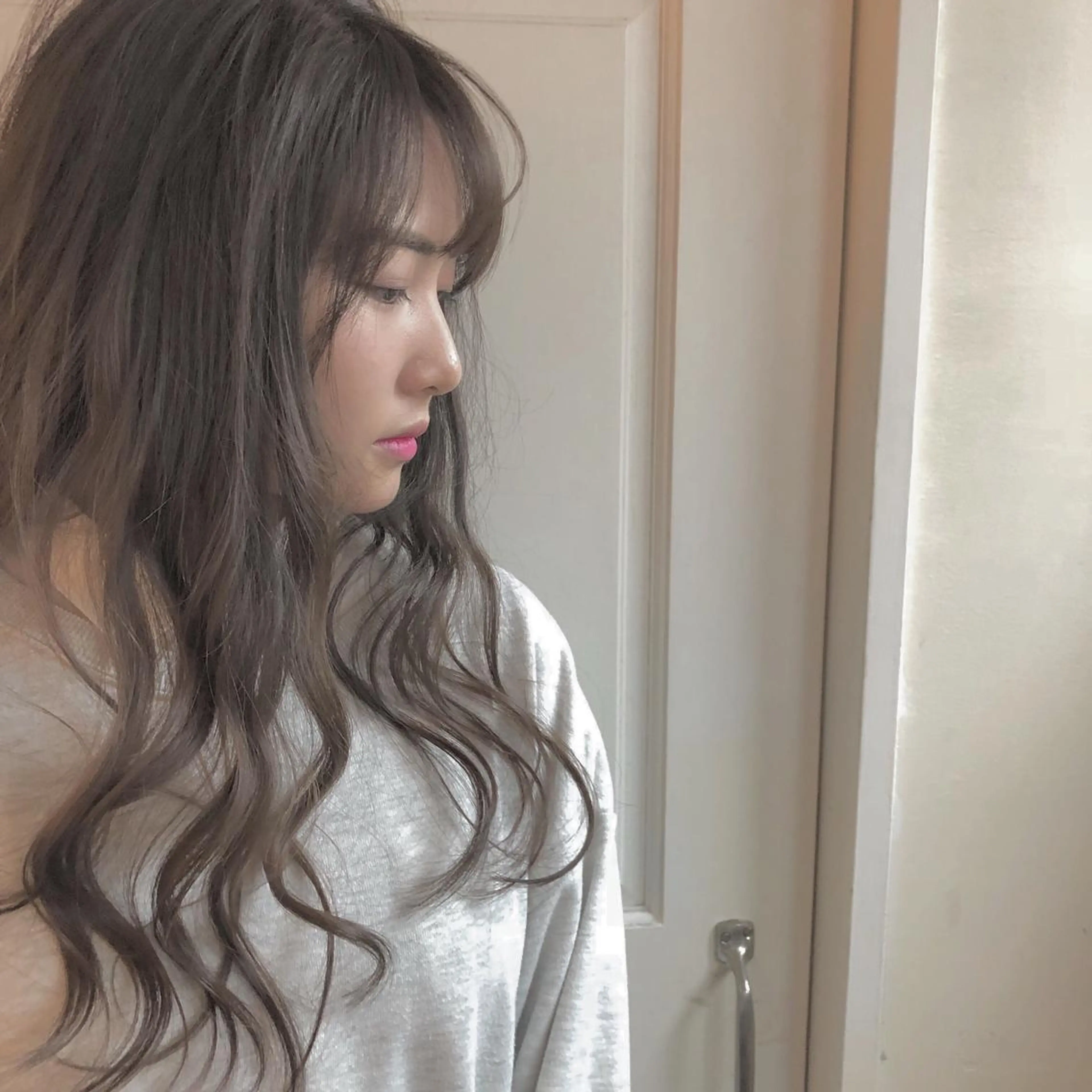 ロング カット ヘアカラー トリートメント 🌸ハイトーン 新田　廉 🌸のヘアスタイル