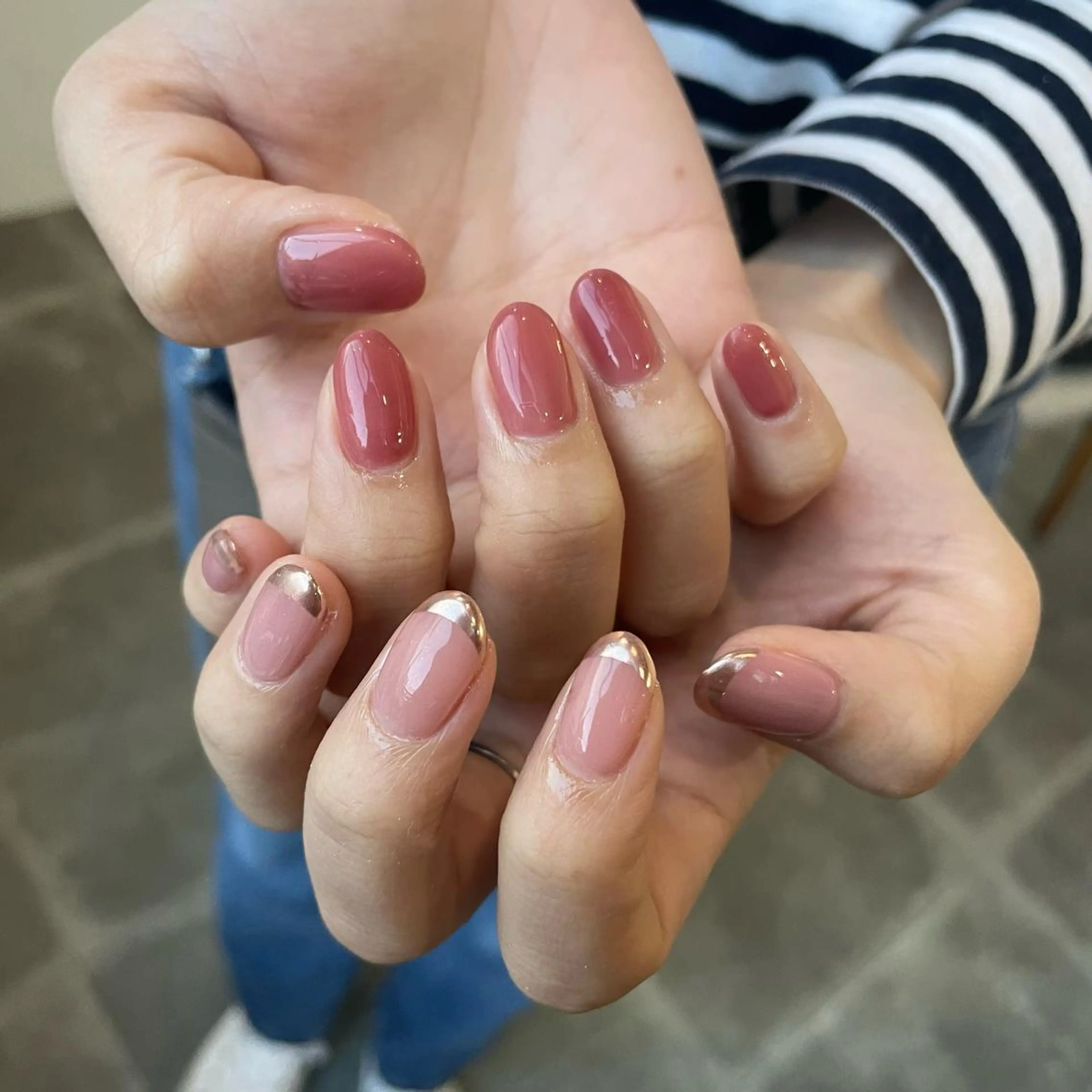 ネイル シンプルネイル SOL　nail イマナカのネイルデザイン