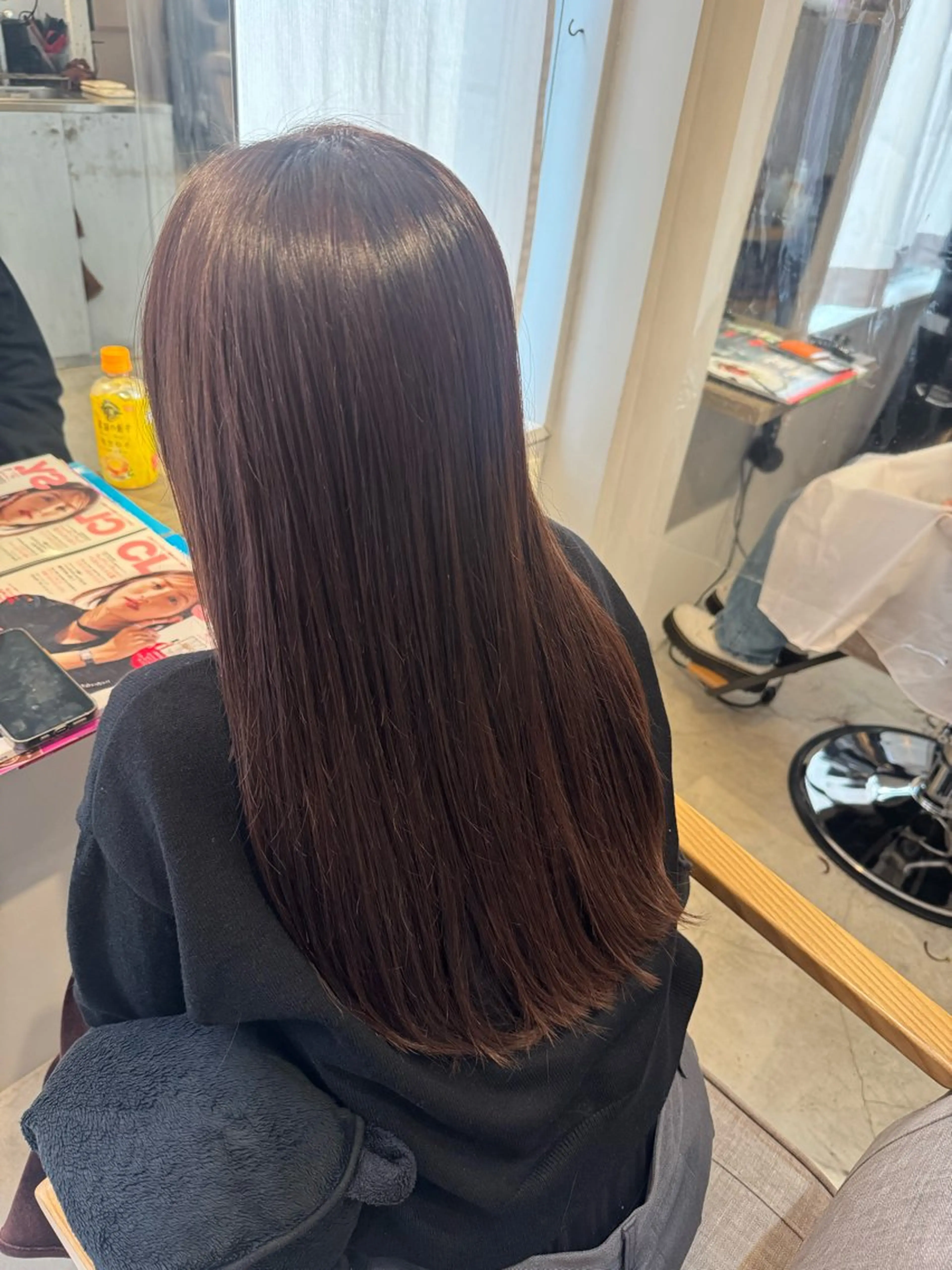 ロング 髪質改善✨️透明感カ ラー✧*。山下さいみのヘアスタイル